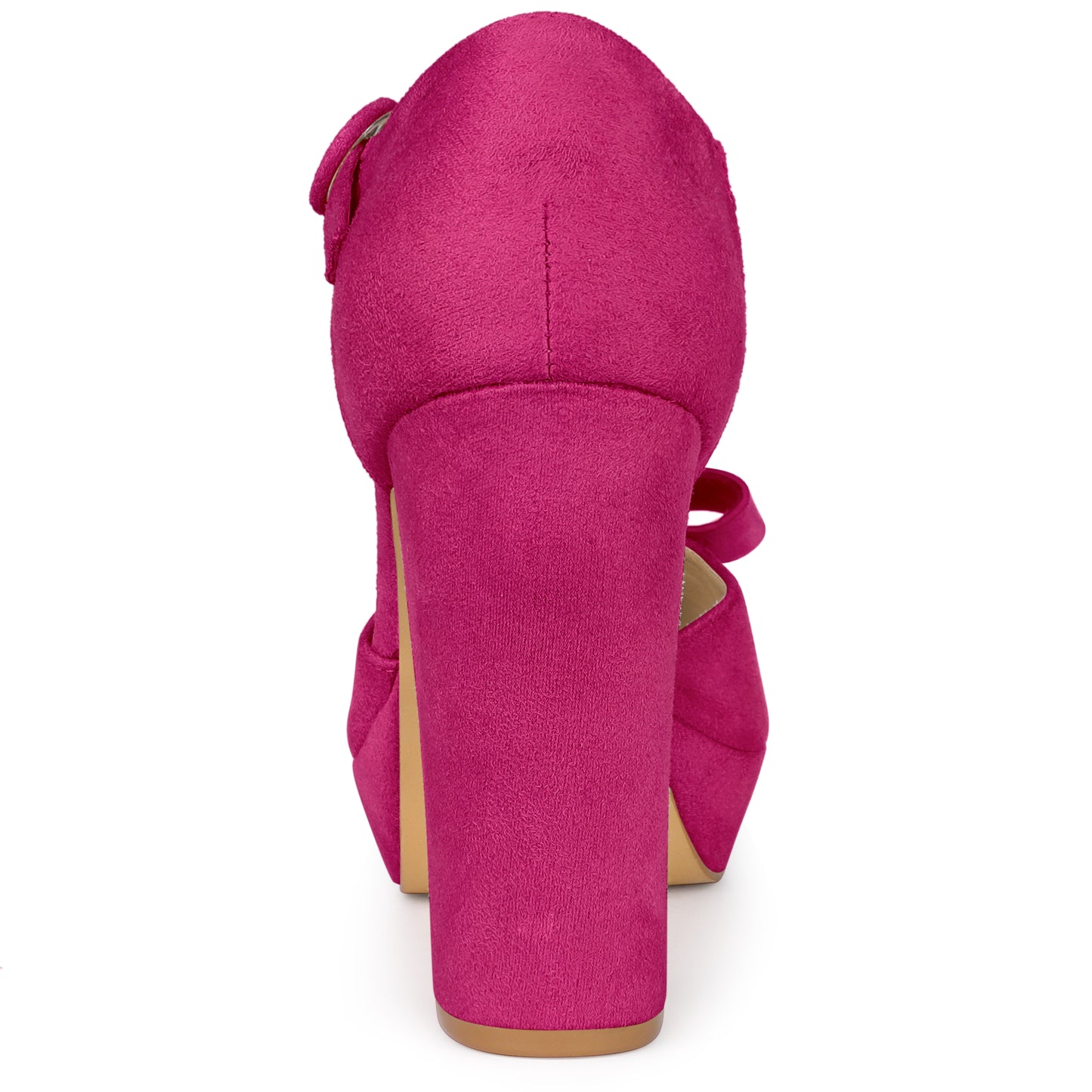 Zapatos de vestir Mary Jane con plataforma y tacón grueso para mujer