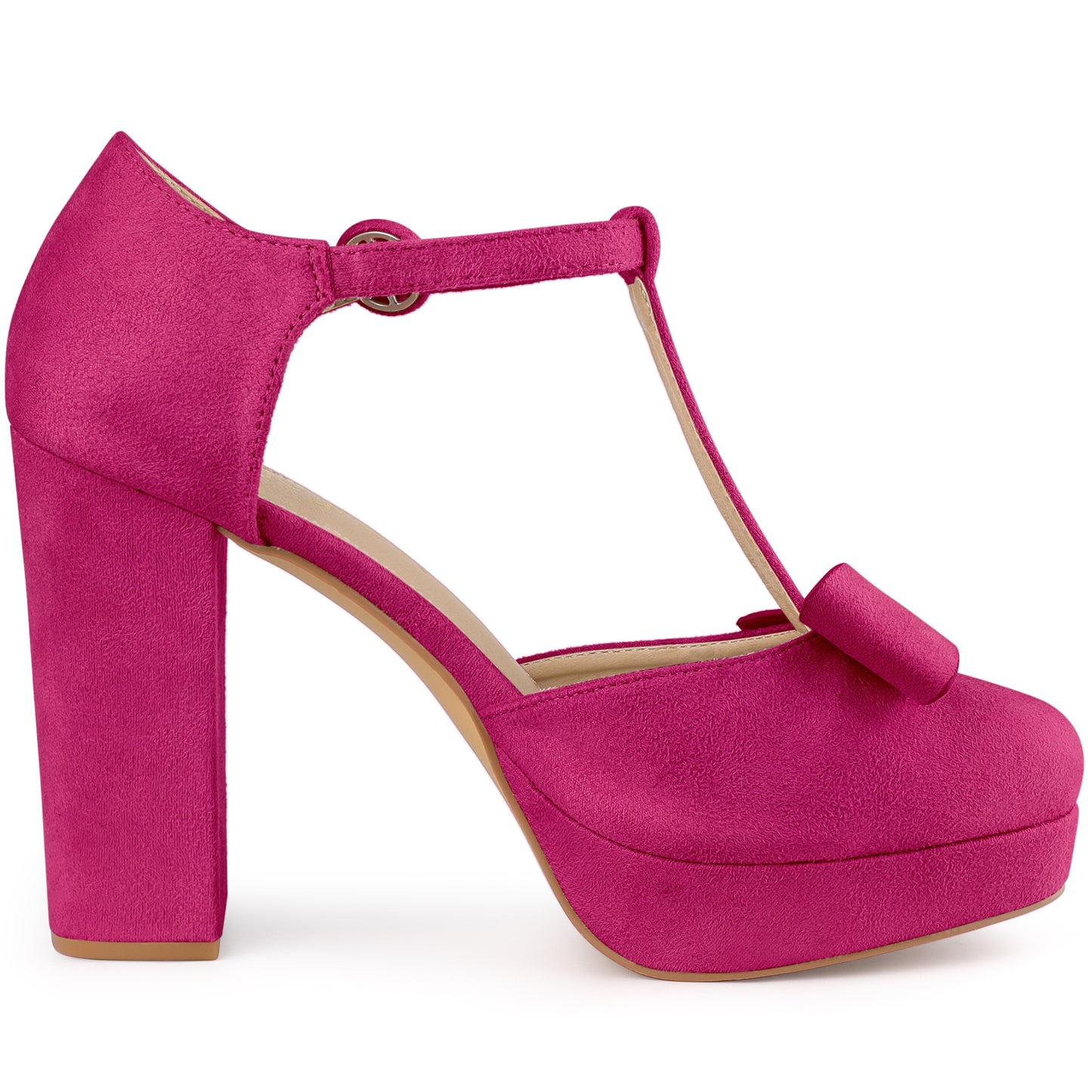 Zapatos de vestir Mary Jane con plataforma y tacón grueso para mujer
