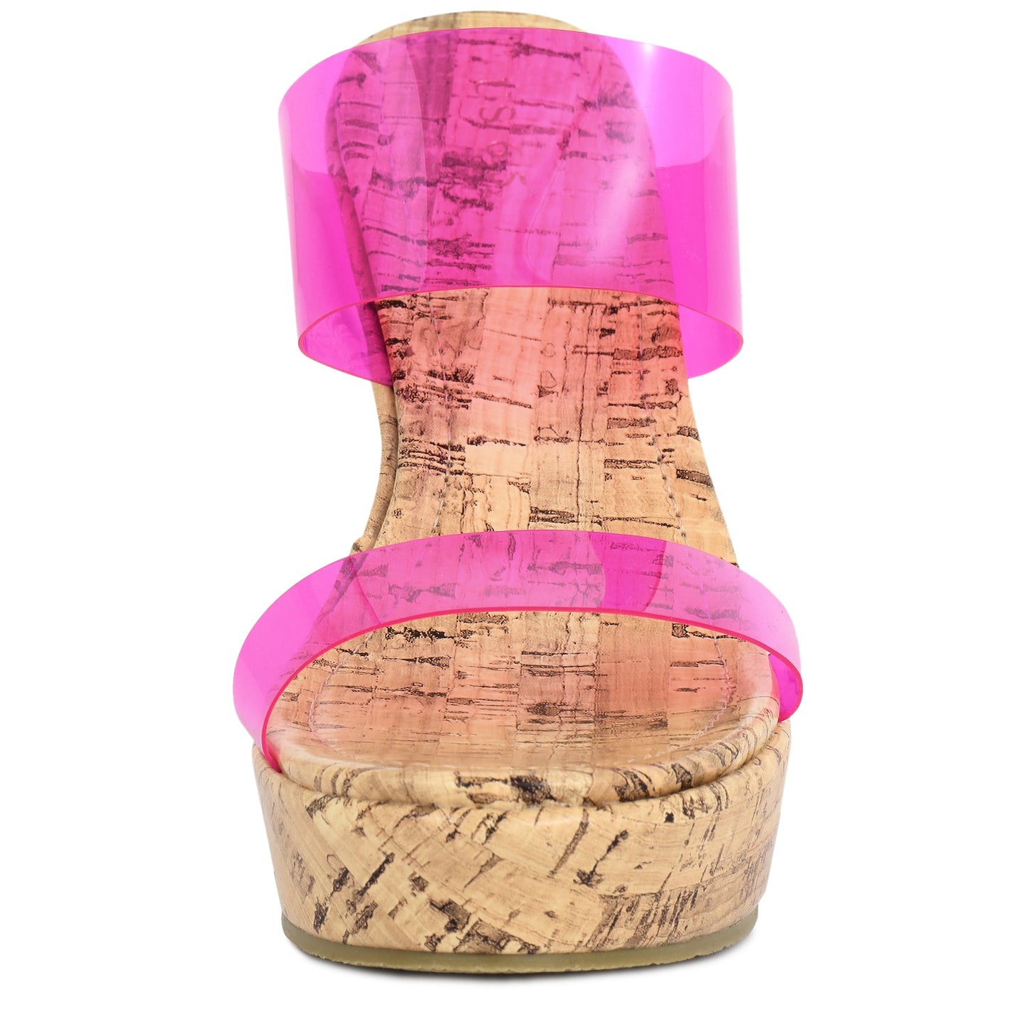 Women's Platform Transparent Straps Wedge Heel Sandals