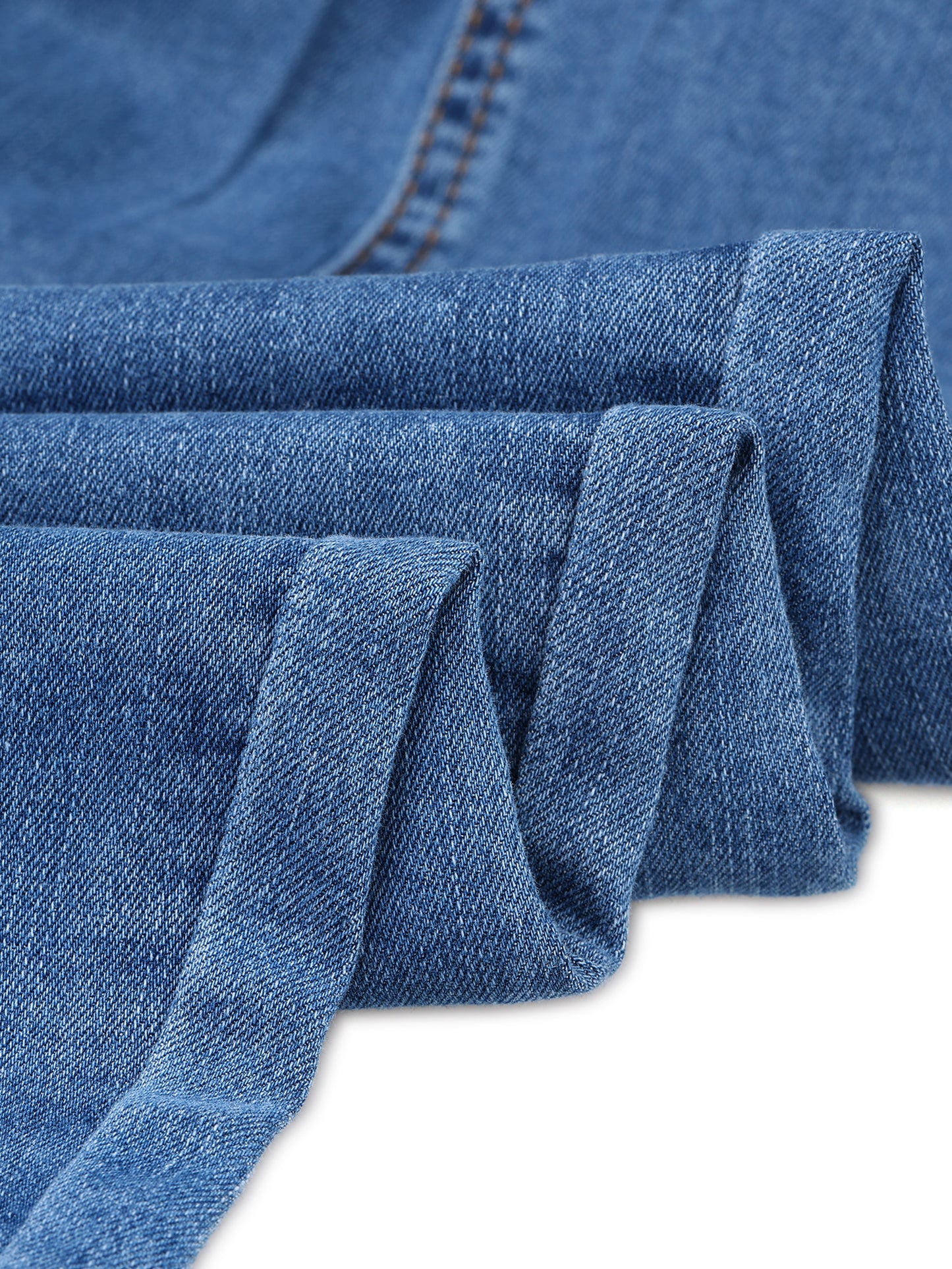 Pantalones vaqueros elásticos de cintura alta para mujer, corte holgado, pierna ancha y cónica.