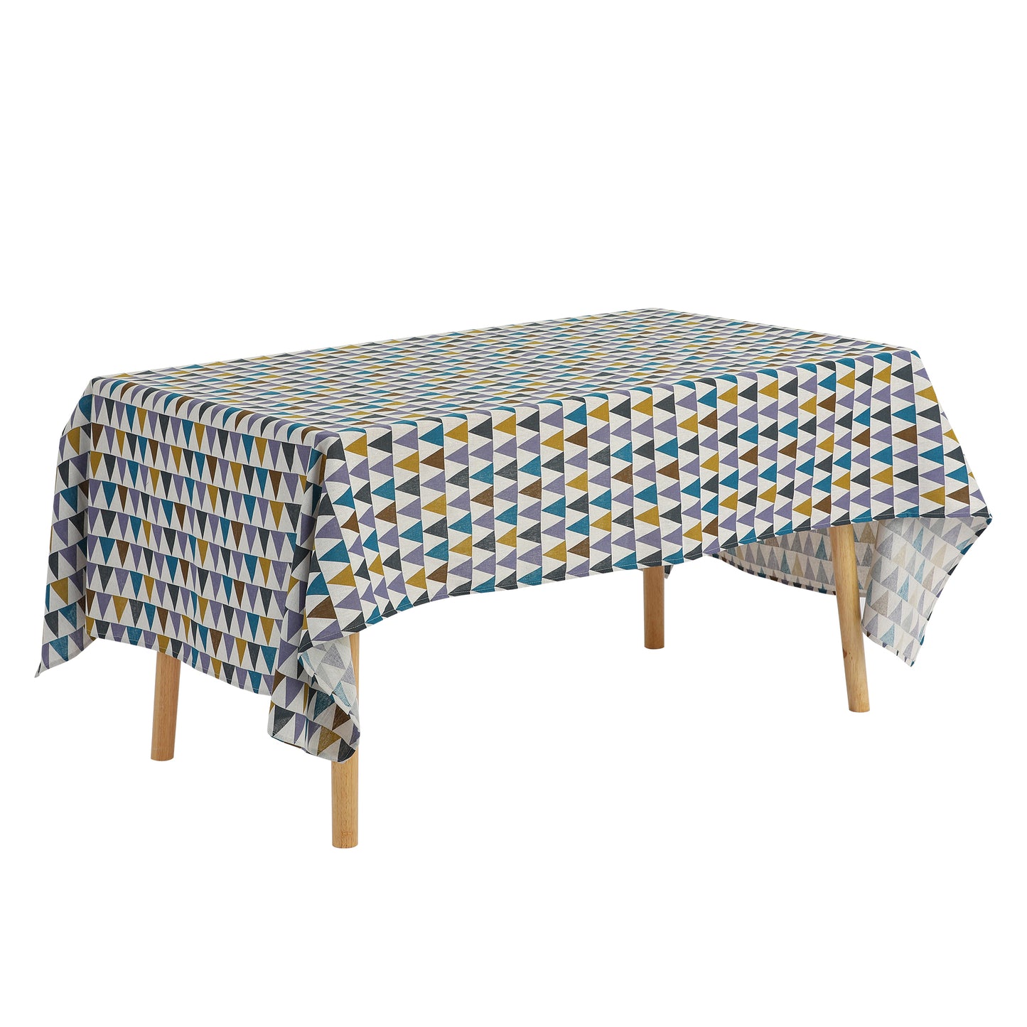 Rectangle Tablecloth, Wrinkle-Resistant Washable Polyester Table Cover