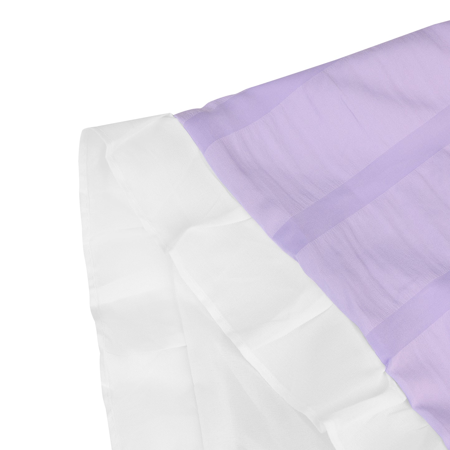 Ruffled Pillow Cases Queen Size Set of 2, Cooling Pillow Covers with Envelope Closure