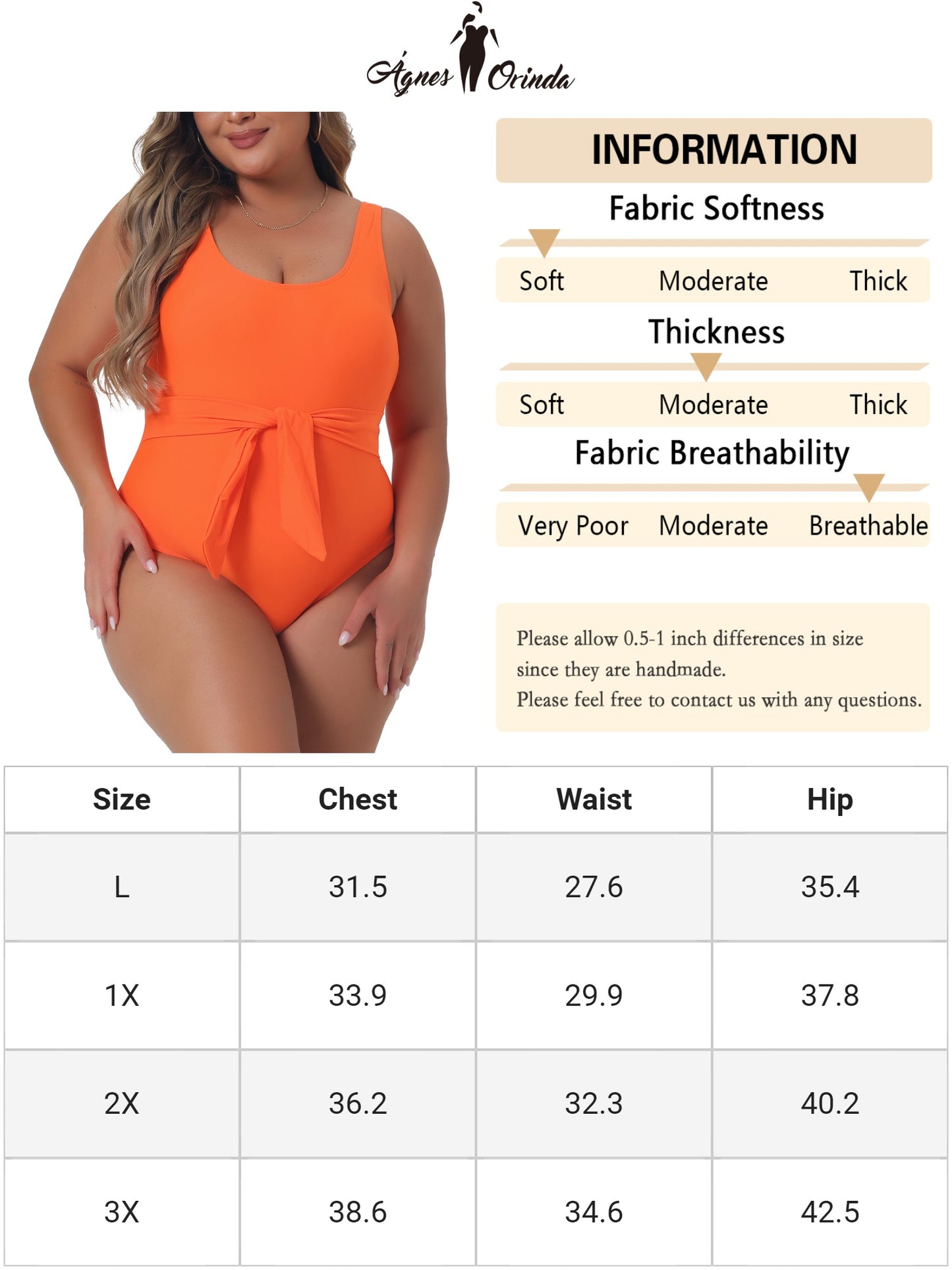 Trajes de baño de bikini de talla grande para mujer, trajes de baño favorecedores de cintura alta.