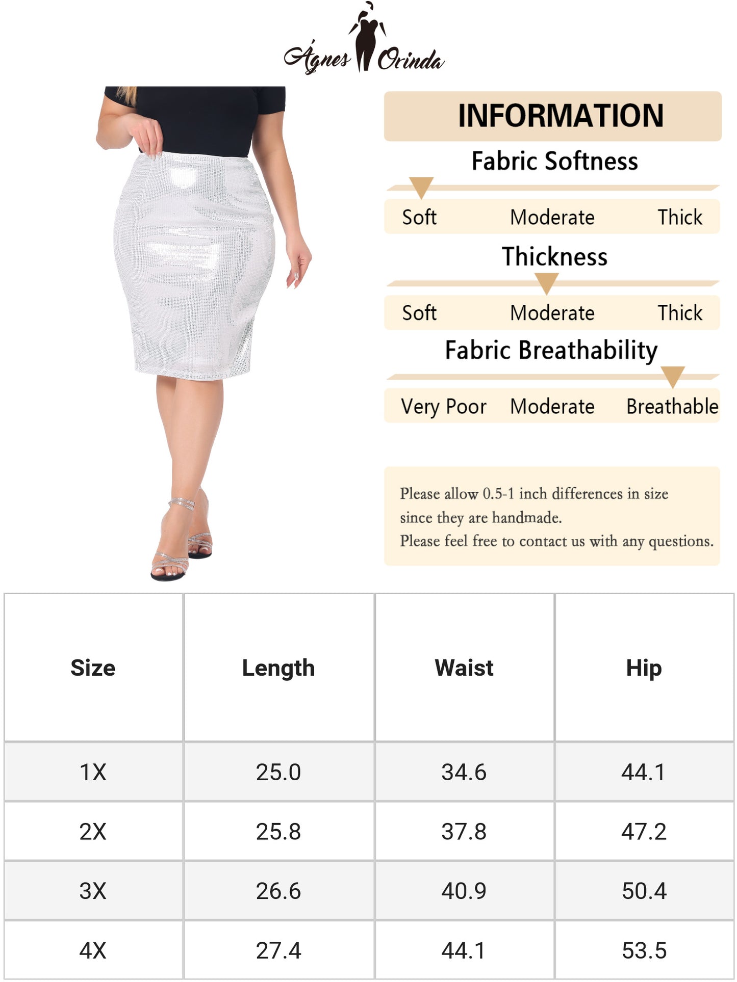 Women Plus Size Sequin Skirts Sparkle Side Slit Cocktail Party Club Bodycon Pencil Skirt