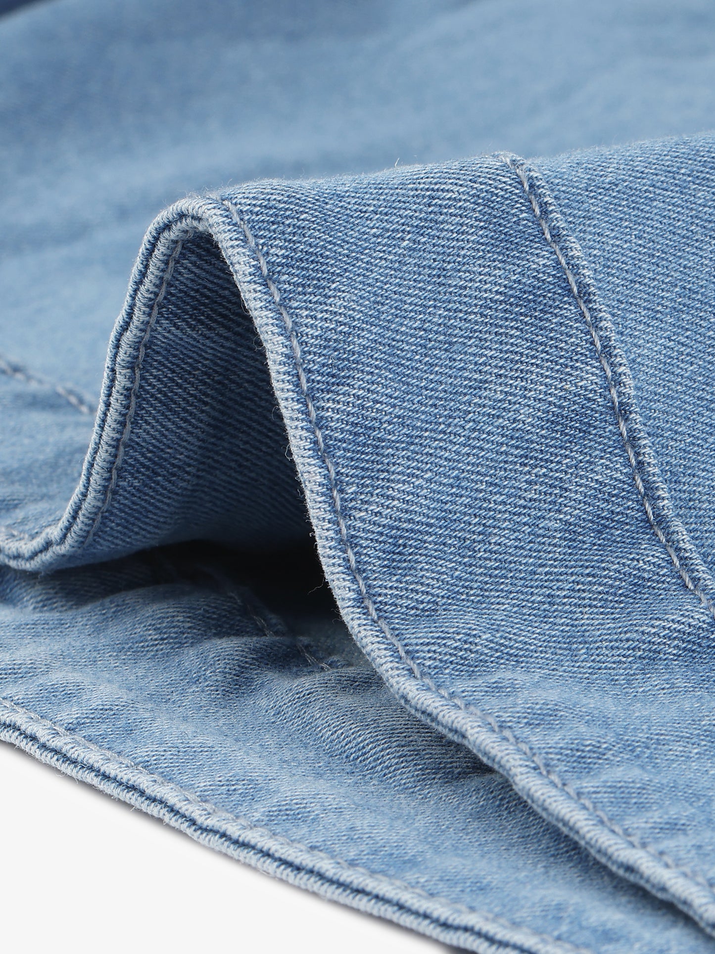 Women Plus Size Short Sleeve Denim Jacket Button Washed Cropped Jean Jacket