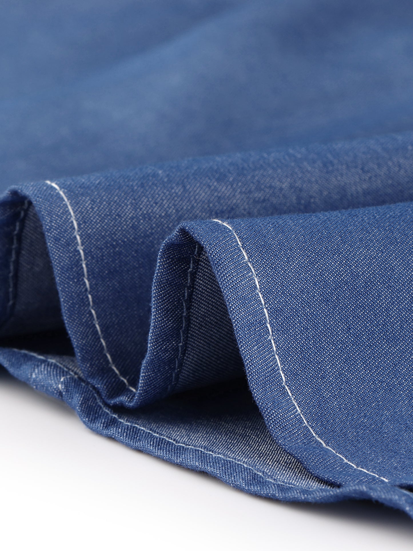 Women Plus Size Chambray Top Sleeveless Button Down Work Summer Shirt