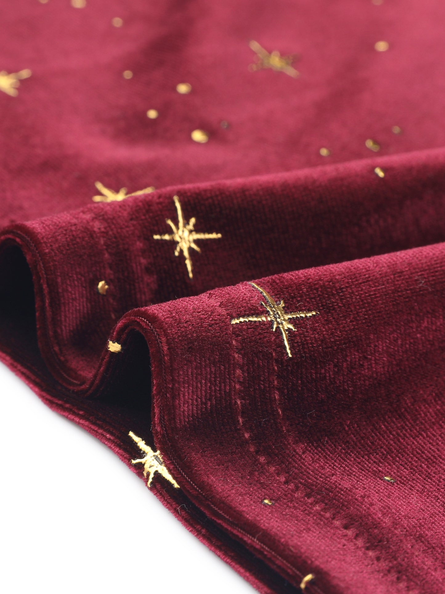 Women Plus Size Mini Skirt Shiny Gilding Metallic Stars Pattern Slit Bodycon Velvet Party Skirt