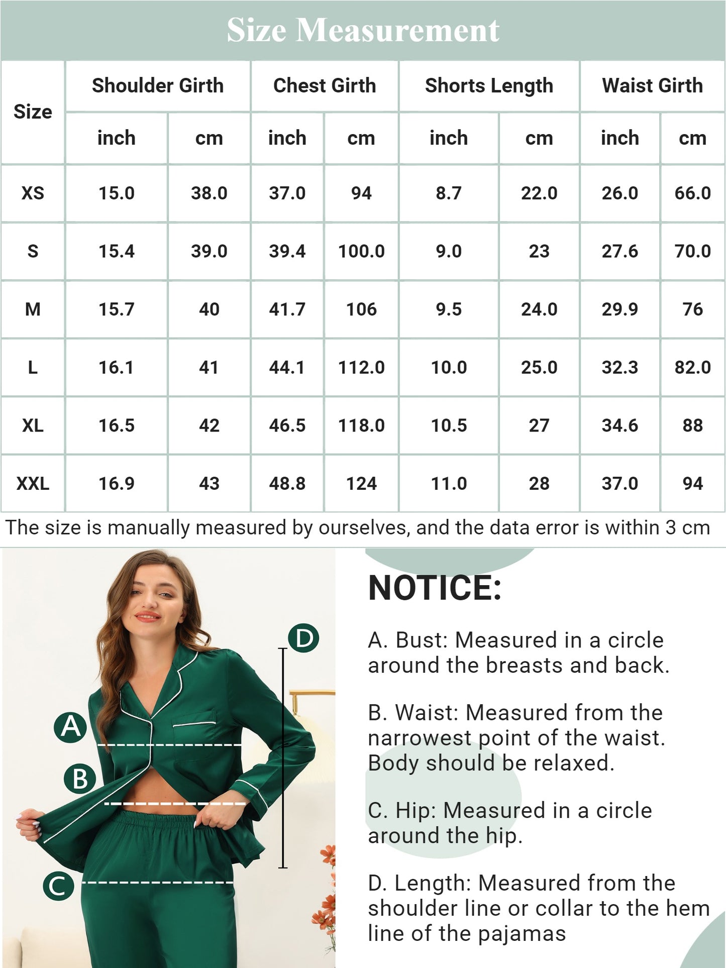 Women's Satin Polka Dots Pajamas Nightwear Sleepwear Top with Shorts Lounge PJ Set