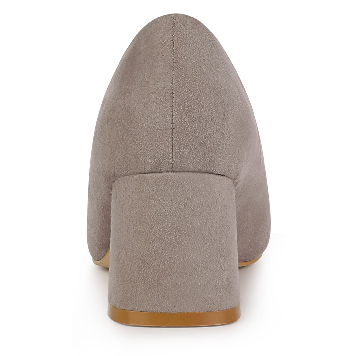 Zapatos de tacón bajo con punta puntiaguda y tacón grueso para mujer