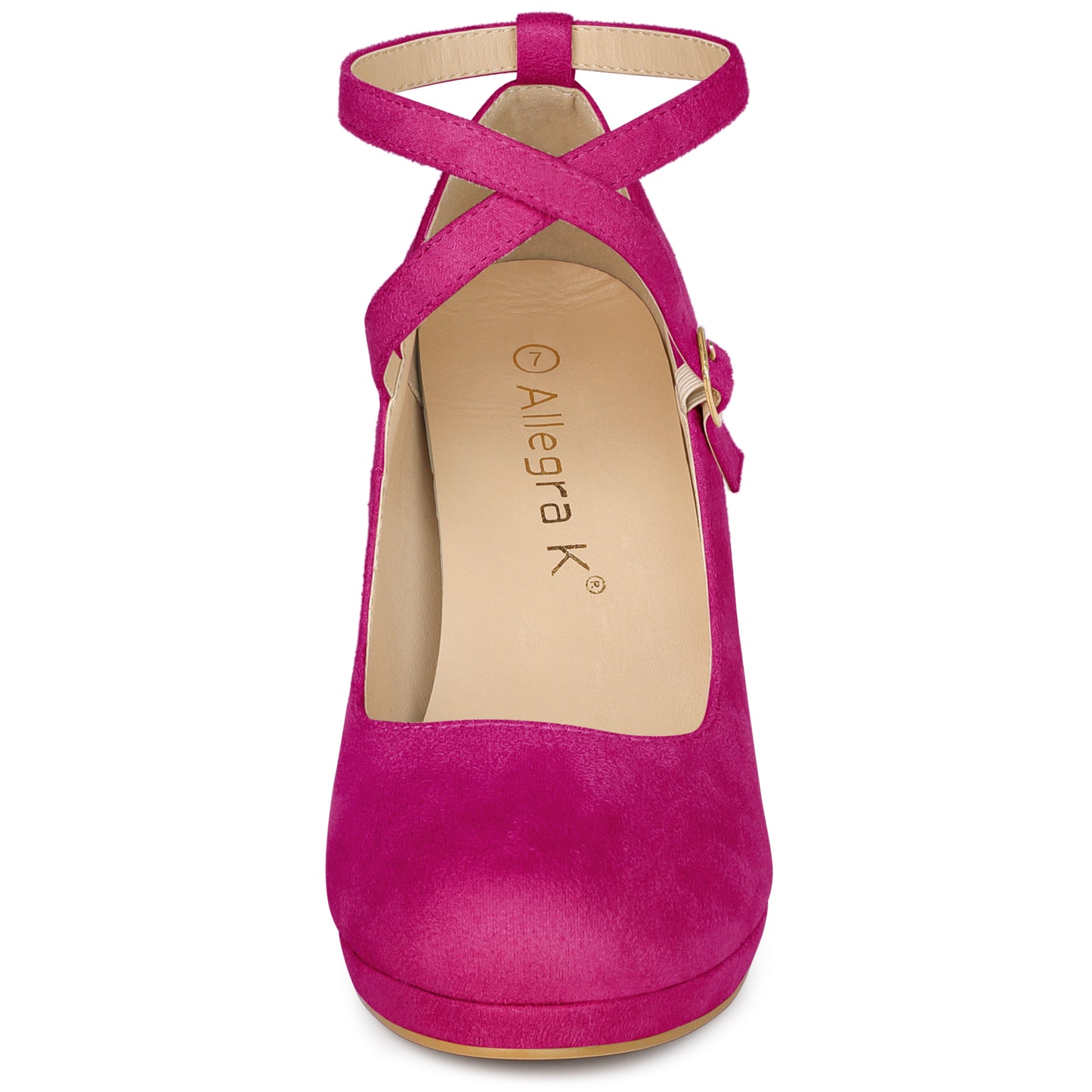 Zapatos Mary Jane con plataforma y tiras cruzadas para mujer