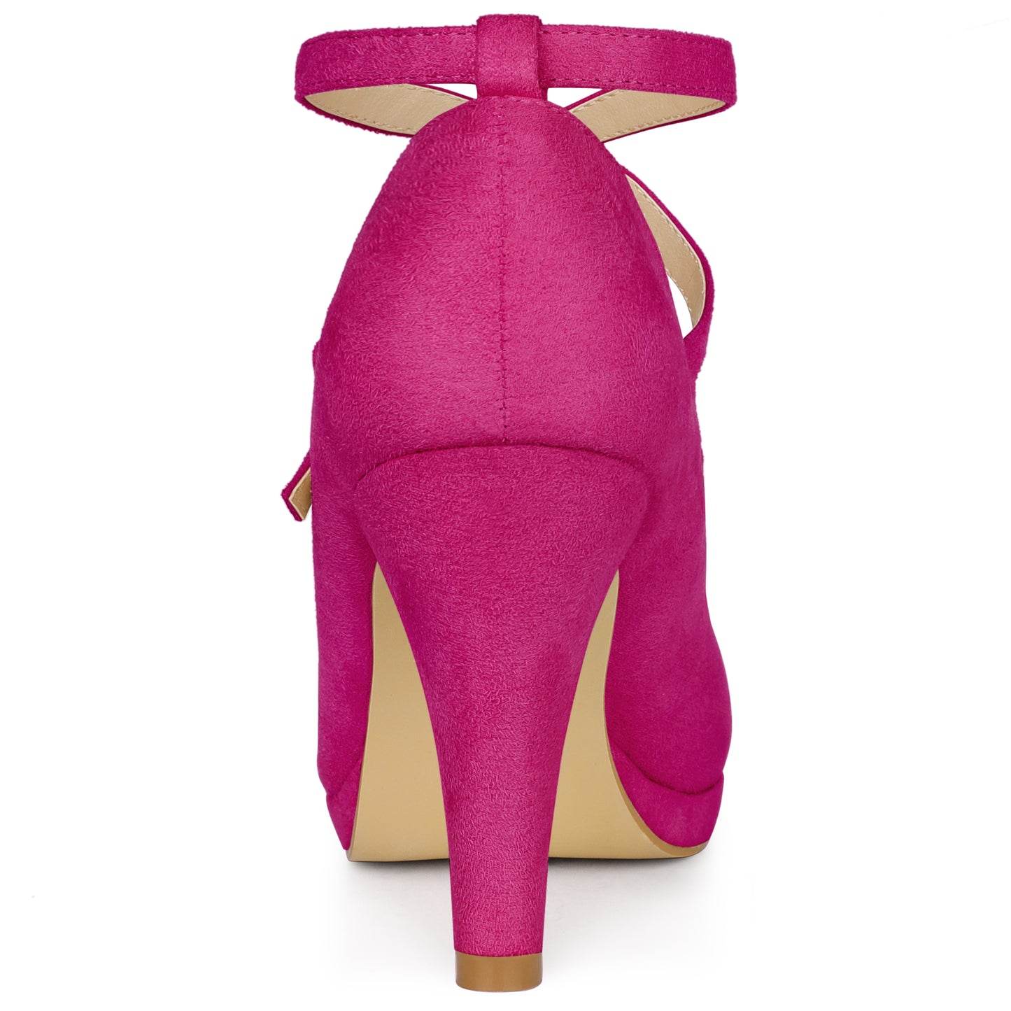 Zapatos Mary Jane con plataforma y tiras cruzadas para mujer