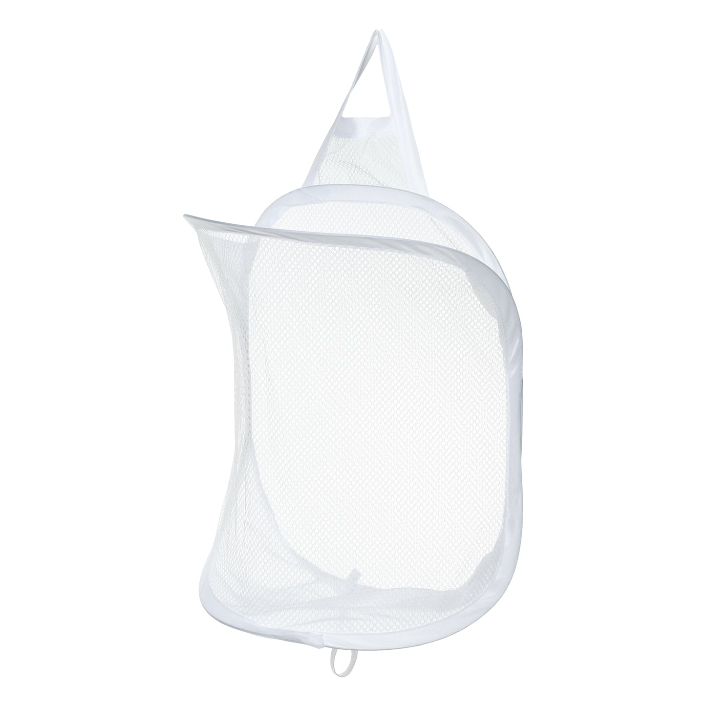 Wall-mounted Folding Laundry Basket for Bathroom 11.81"x7.09"x15.75" 20L White