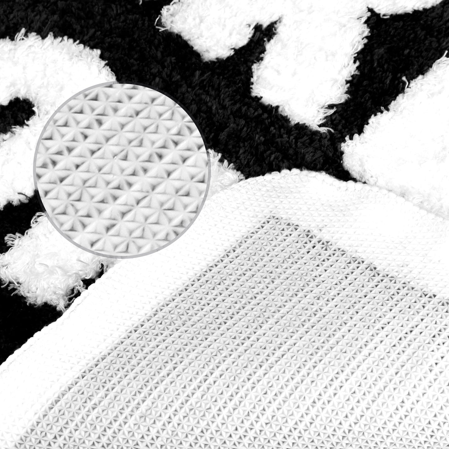 Cute Letter Bathroom Mat, Soft Non Slip Absorbent Bath Rug Machine Washable