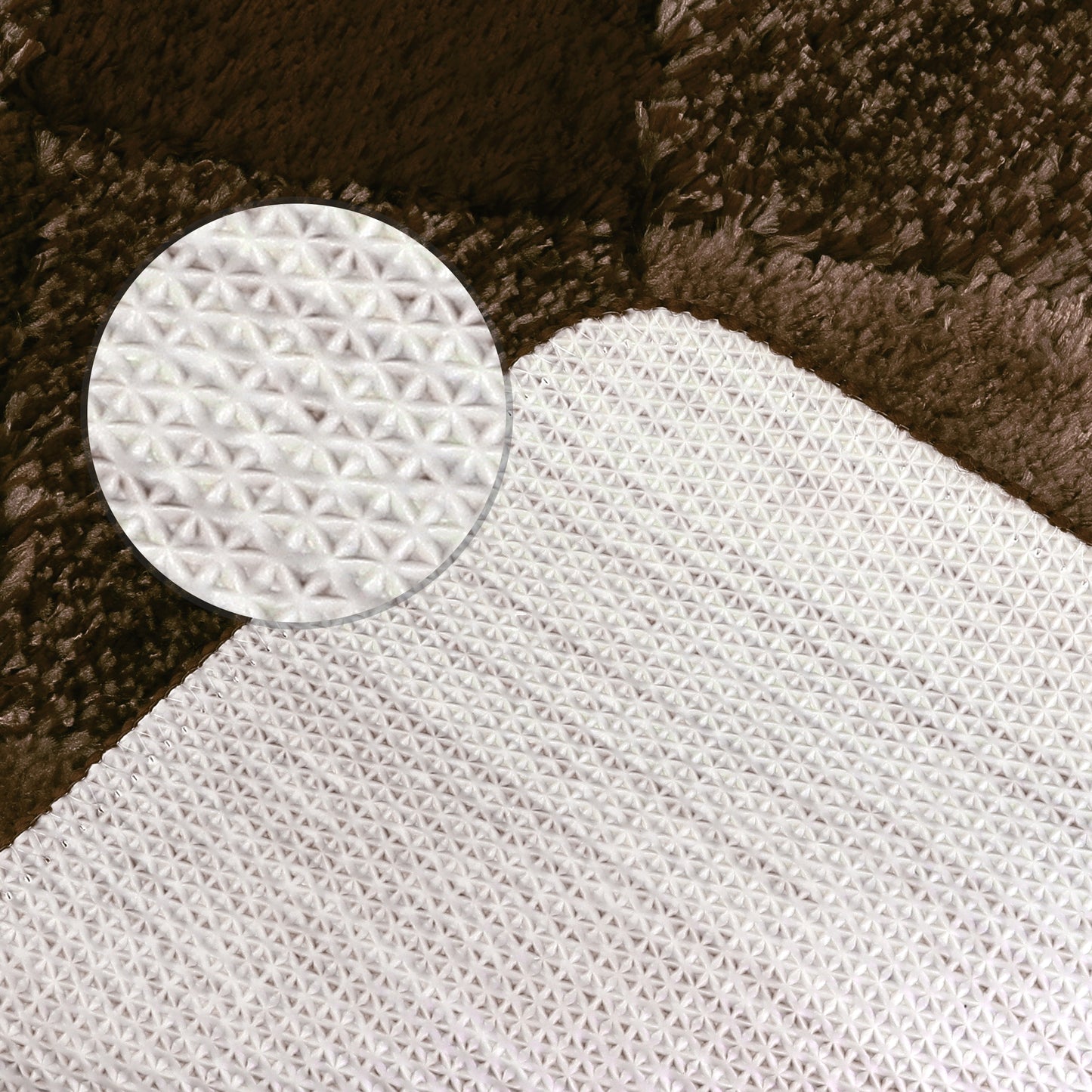 Geometric Pattern Bathroom Rug Mat, Soft Absorbent, Non-Slip Comfortable Bath Mats