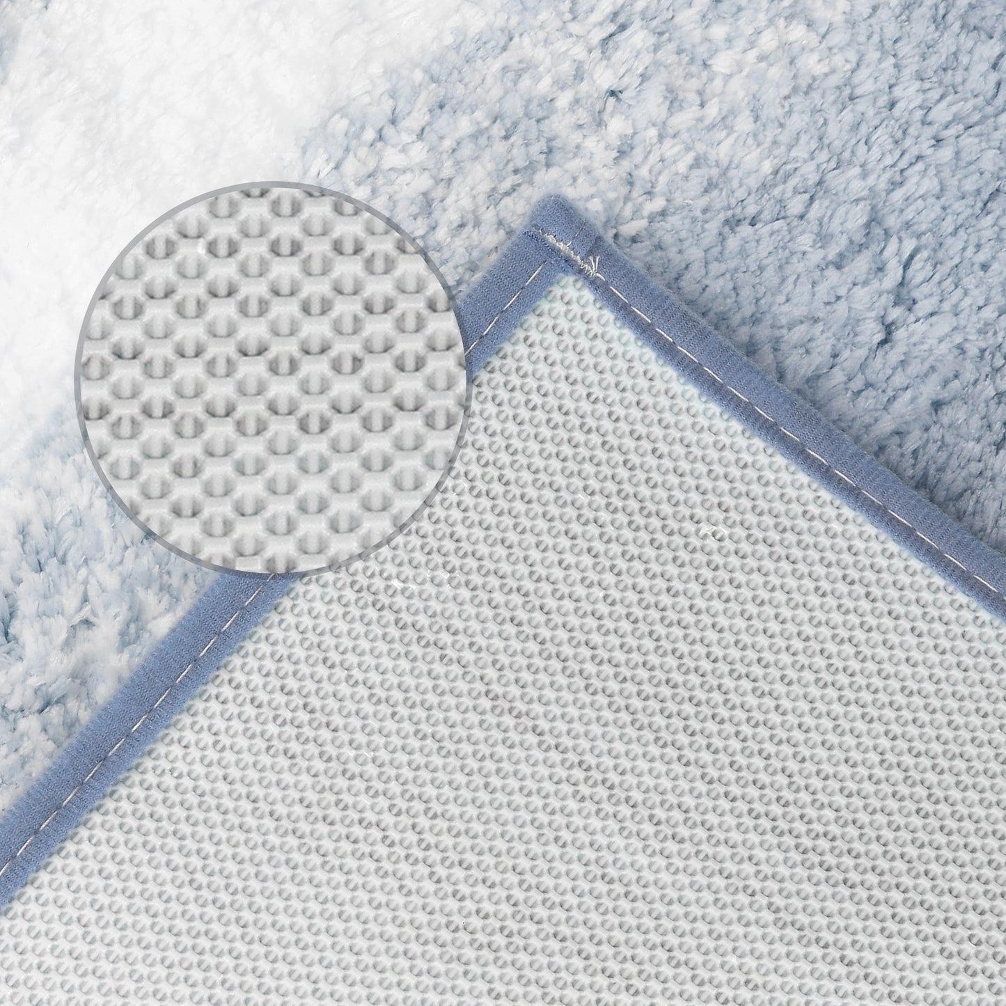 Soft and Absorbent Bathroom Rug Non-slip Plush Shaggy Bath Carpet Luxury Bath Mats