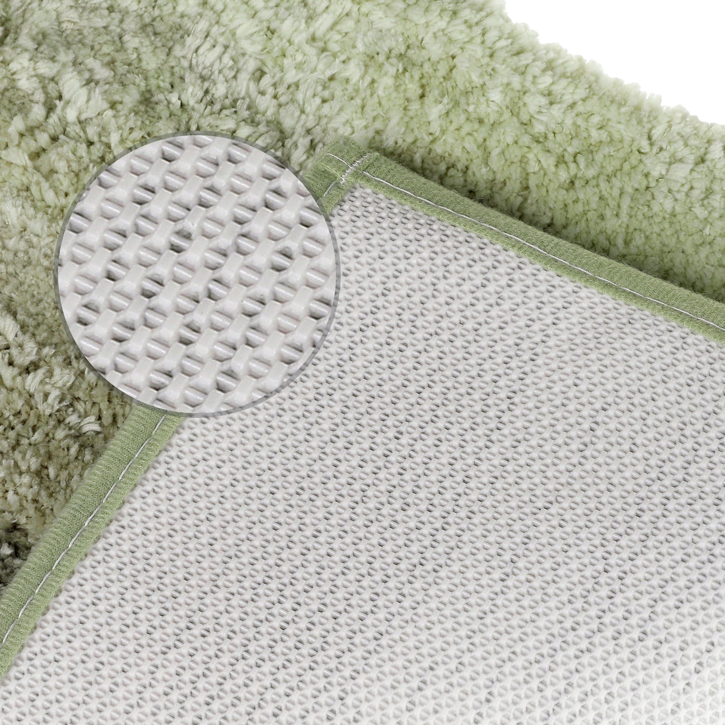 Soft and Absorbent Bathroom Rug Non-slip Plush Shaggy Bath Carpet Luxury Bath Mats