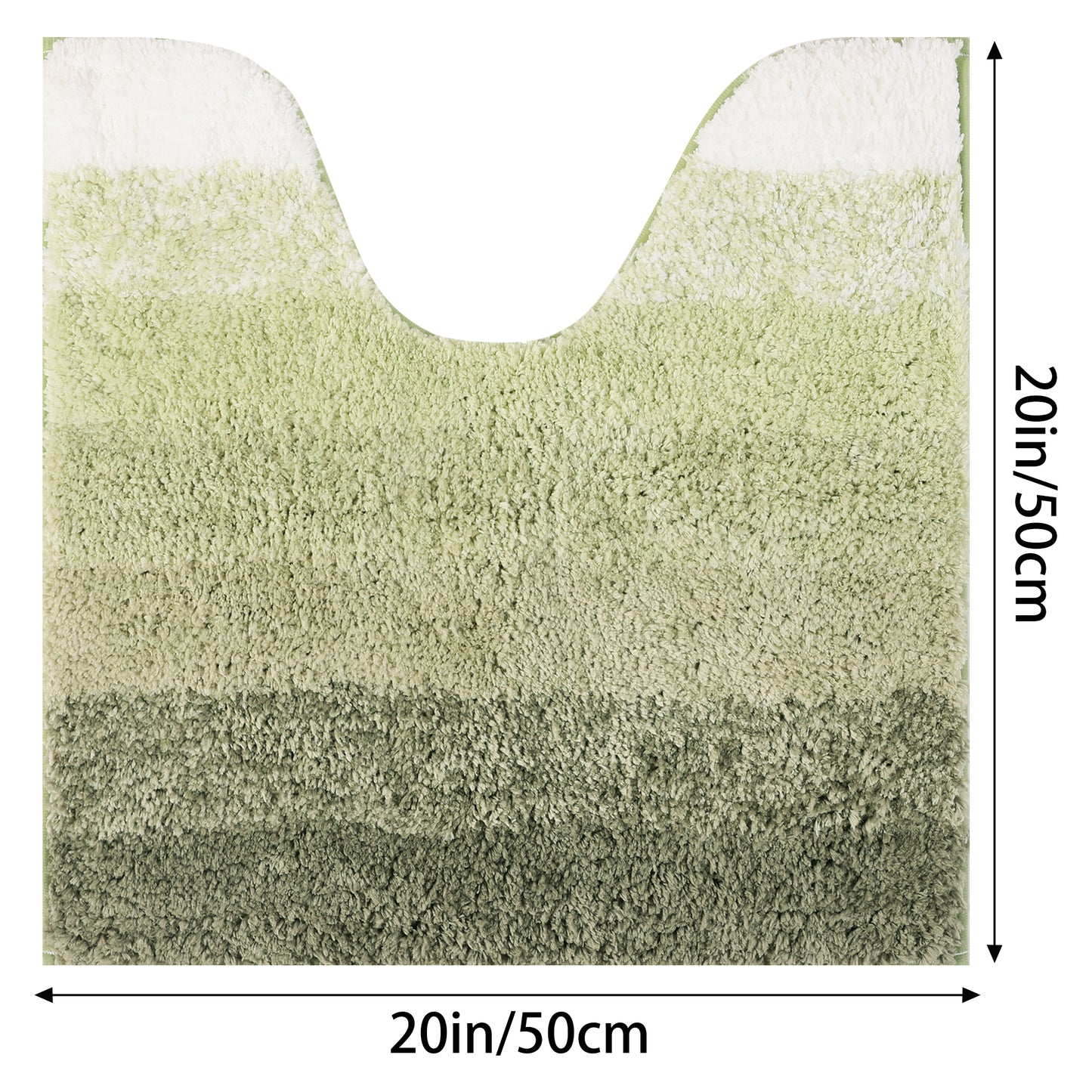 Soft and Absorbent Bathroom Rug Non-slip Plush Shaggy Bath Carpet Luxury Bath Mats