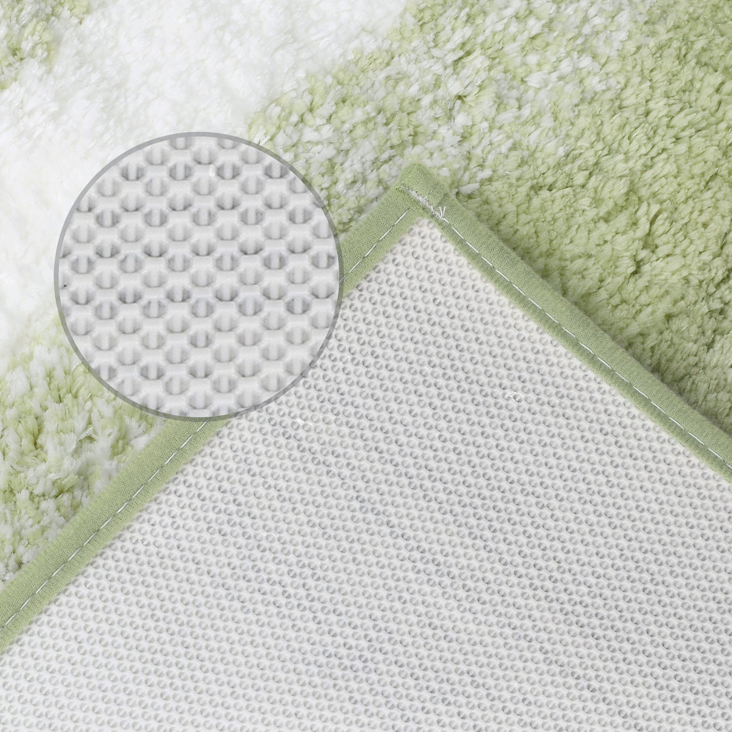 Soft and Absorbent Bathroom Rug Non-slip Plush Shaggy Bath Carpet Luxury Bath Mats