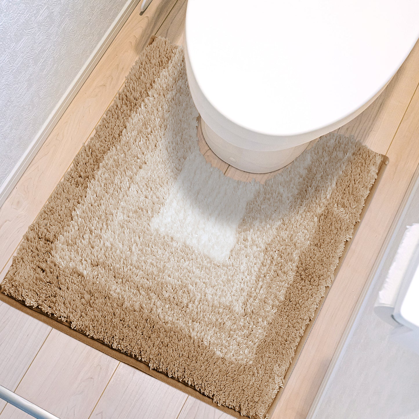 Soft and Absorbent Bathroom Rug Non-slip Plush Shaggy Bath Carpet Luxury Bath Mats