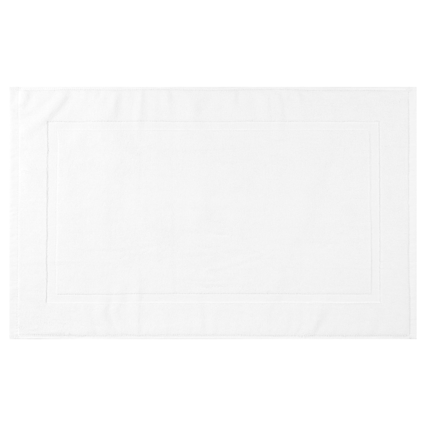 Towel Cotton Banded Bath Mat, Reversible Step Out Soft Plush Absorbent Bath Mats