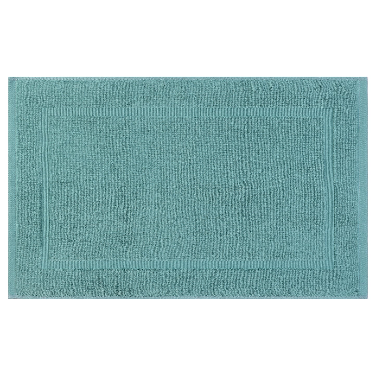 Towel Cotton Banded Bath Mat, Reversible Step Out Soft Plush Absorbent Bath Mats