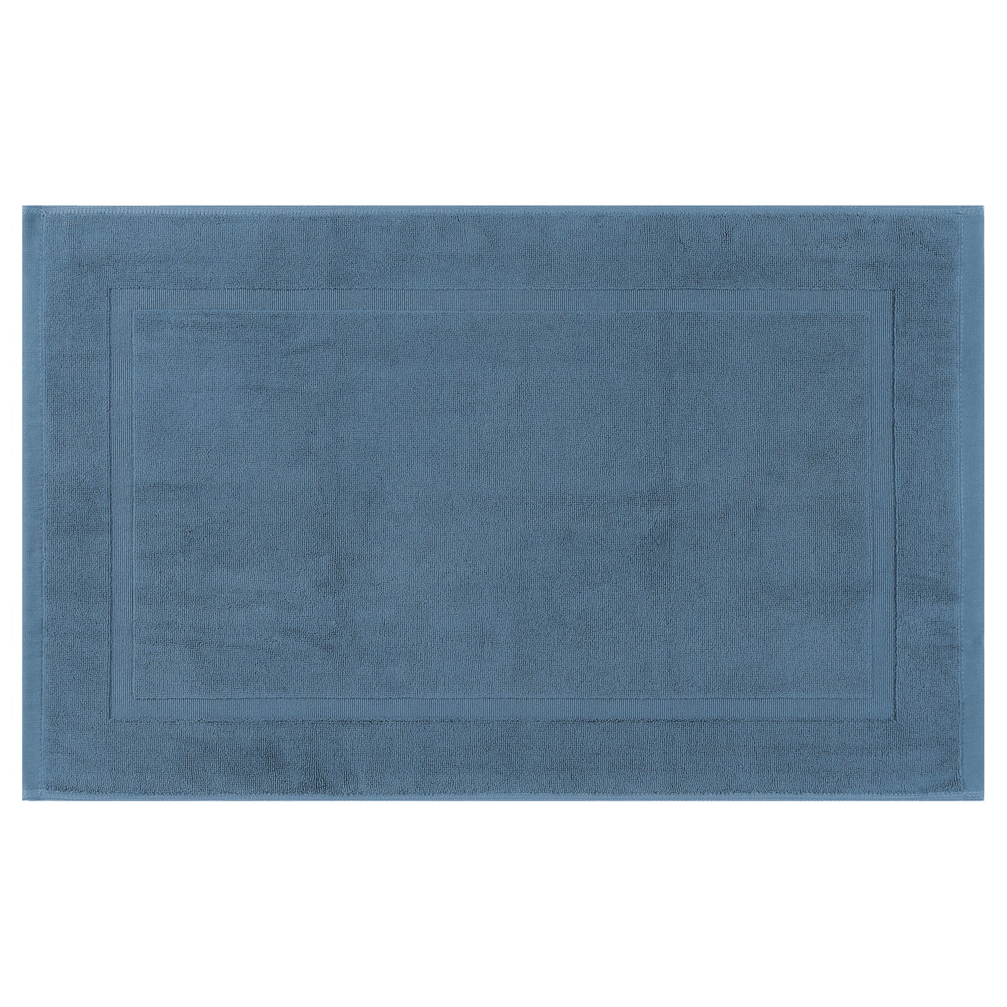 Towel Cotton Banded Bath Mat, Reversible Step Out Soft Plush Absorbent Bath Mats