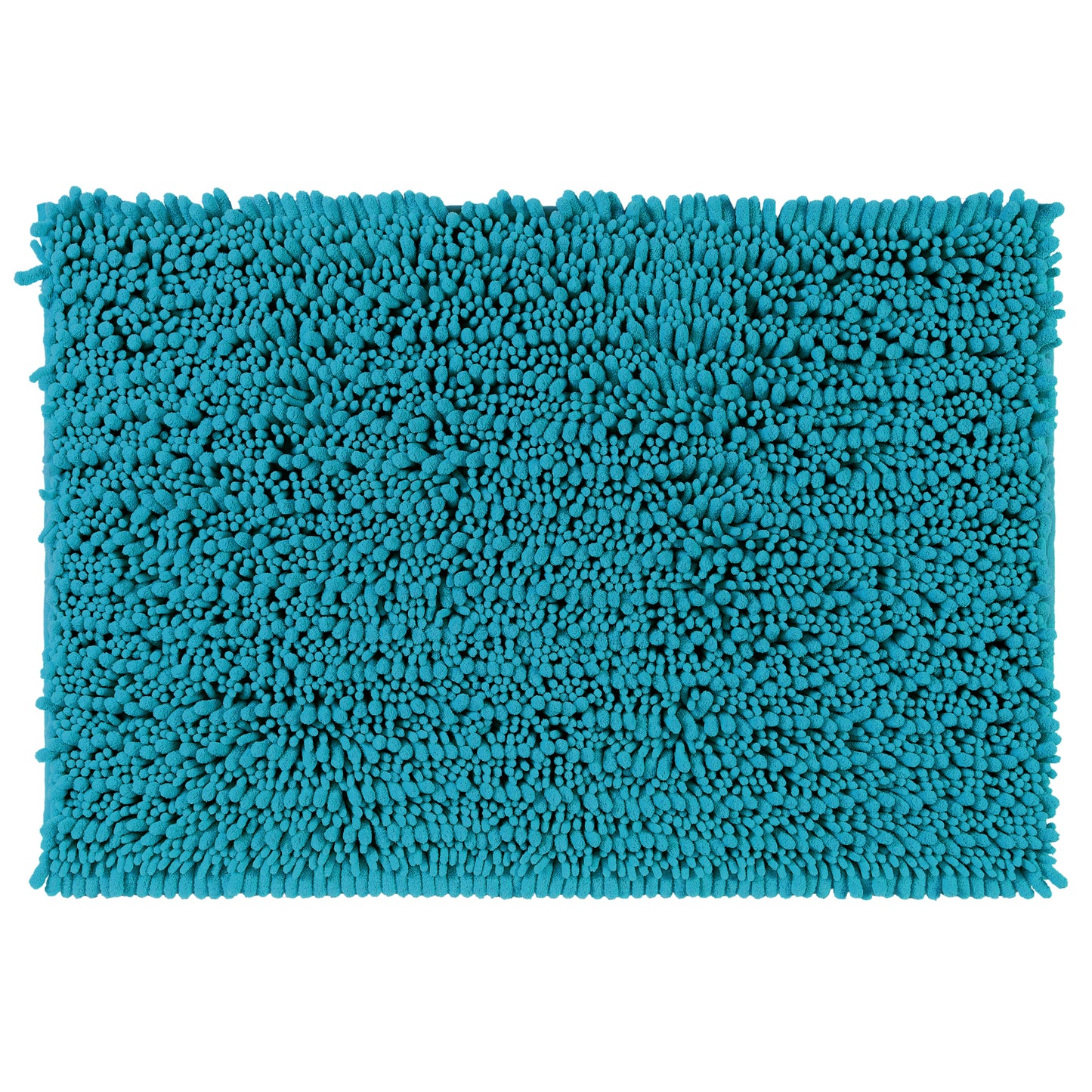 Chenille Bathroom Rugs Non-Slip Bath Mat, Plain Washable Soft Bath Mats
