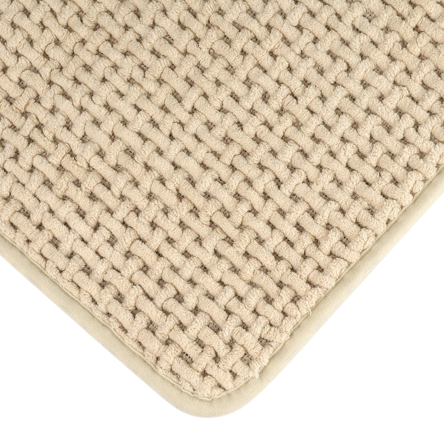 Chenille Bathroom Rugs, Non Slip Bath Mat Carpet for Bathroom Floor and Shower
