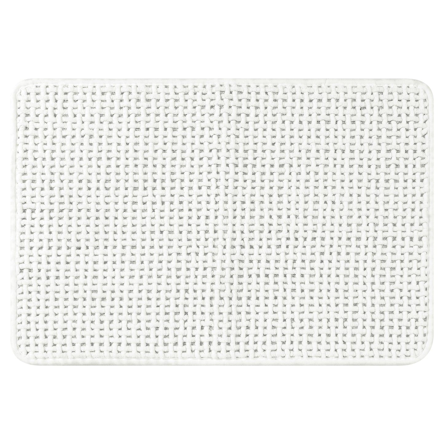 Chenille Bathroom Rugs, Non Slip Bath Mat Carpet for Bathroom Floor and Shower