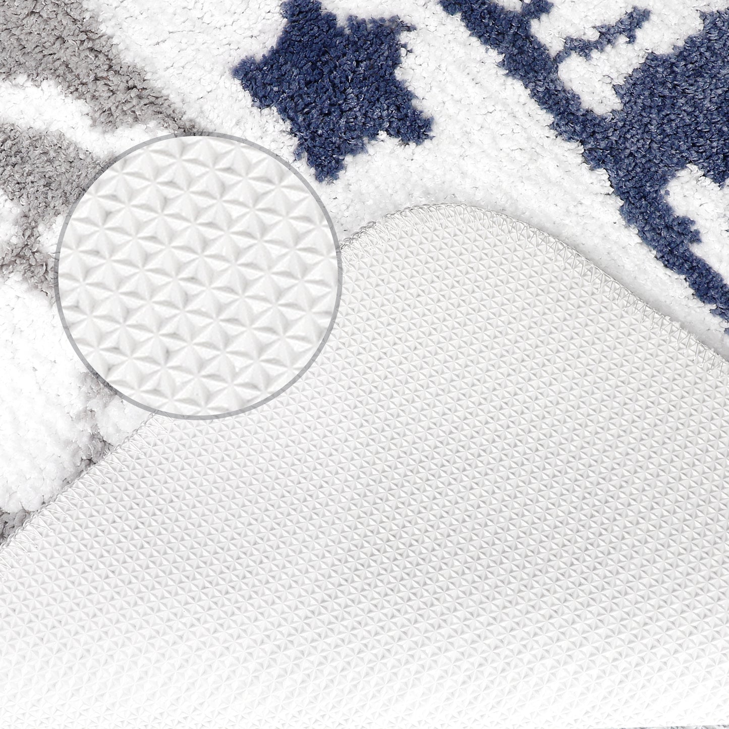 Cute Bath Mat, Stylish Funny Bathroom Rug with Words, Absorbent and Non-Slip