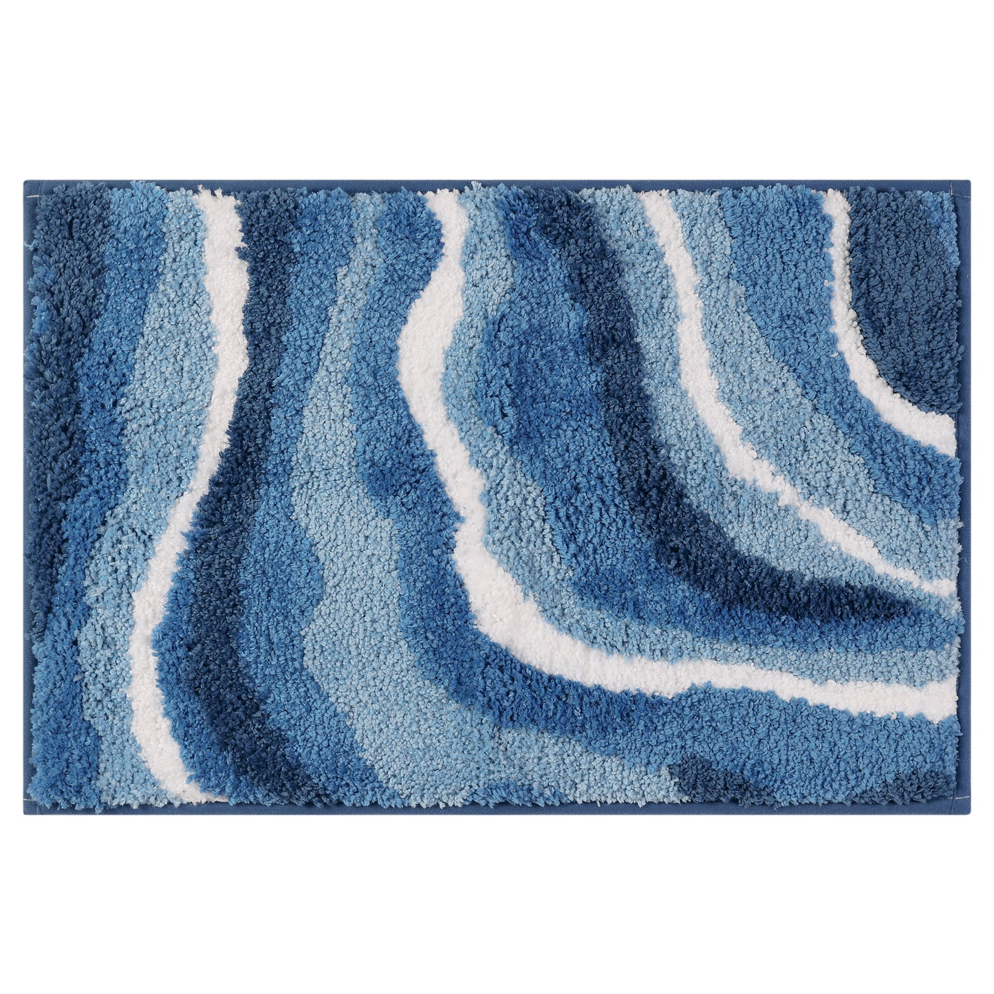Abstract Bathroom Rug, Soft Non-Slip Thickening, Water Absorption Art Style Quick Dry Bath Mats