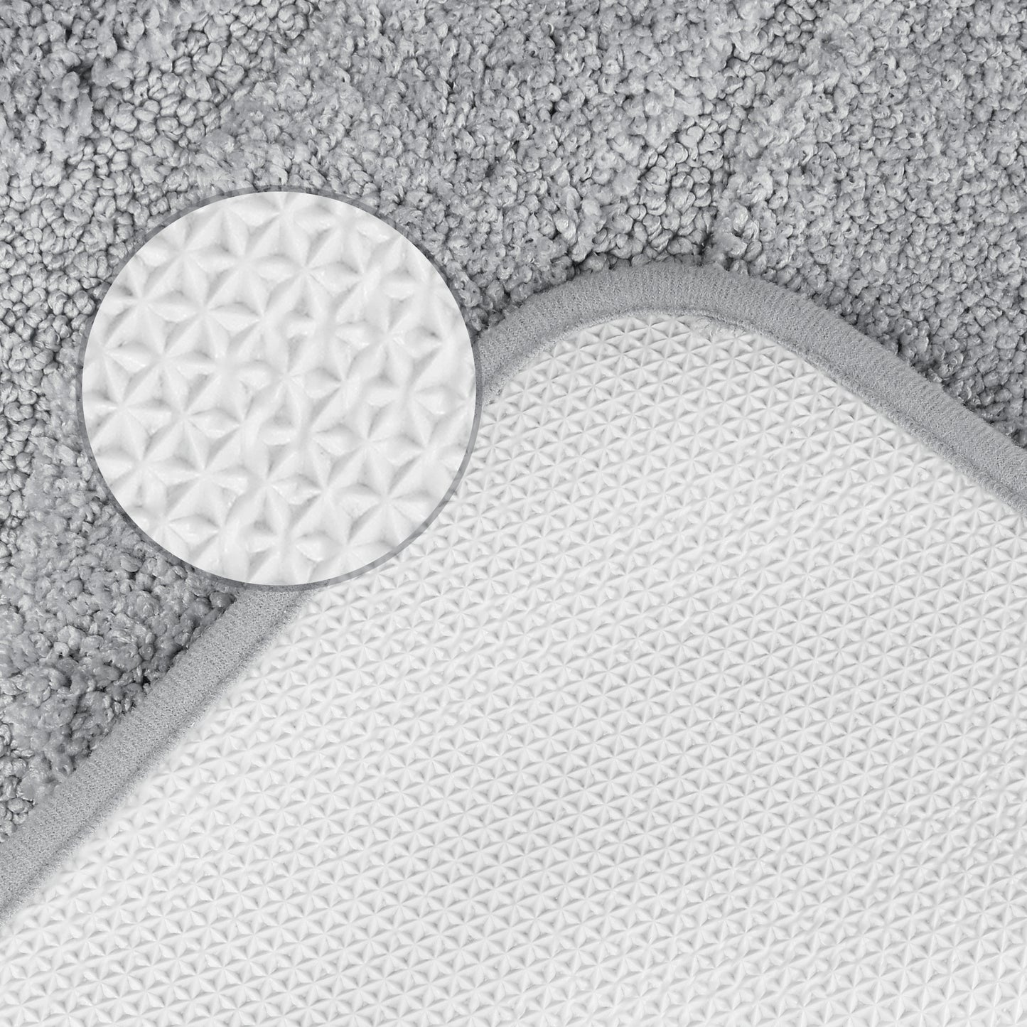 Non Slip Bath Mat, Geometry Bathroom Rug Absorbent Washable Mat Soft Microfiber Bath Mats
