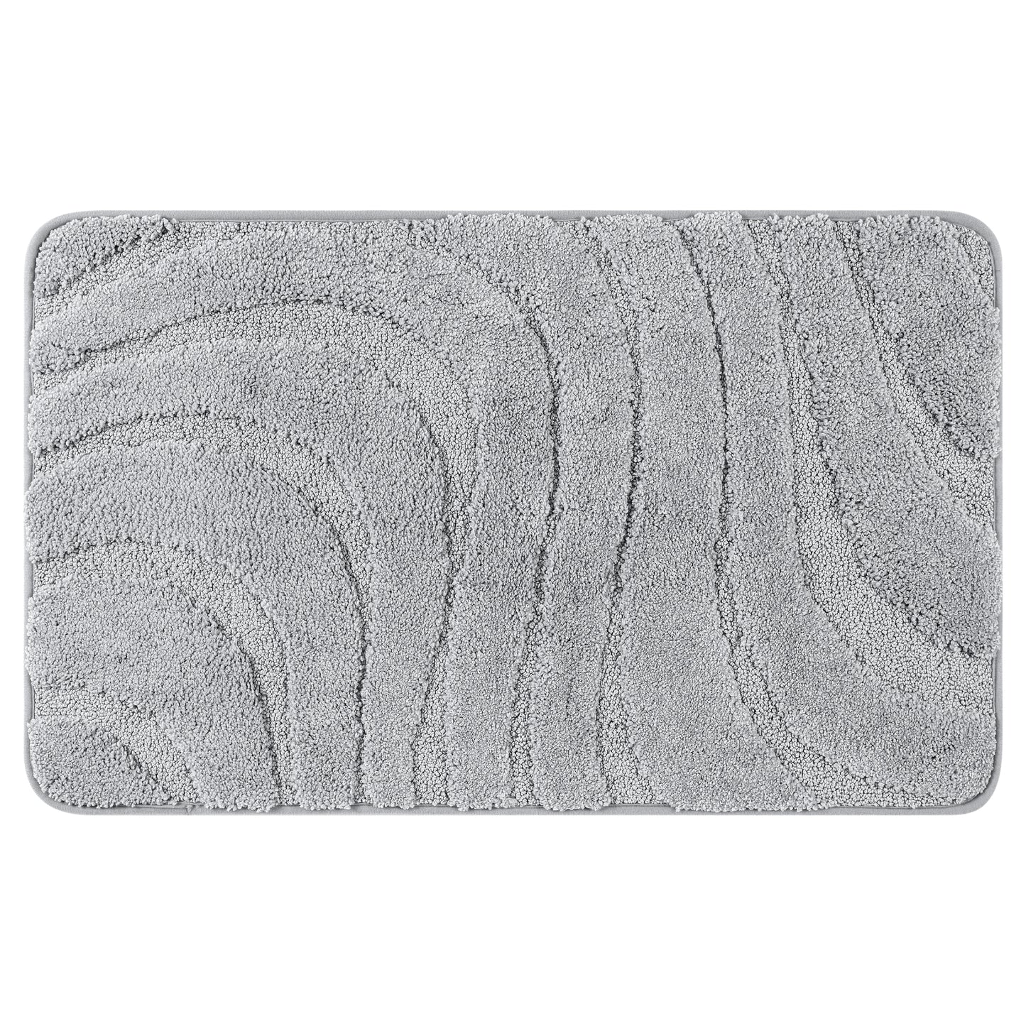Non Slip Bath Mat, Geometry Bathroom Rug Absorbent Washable Mat Soft Microfiber Bath Mats