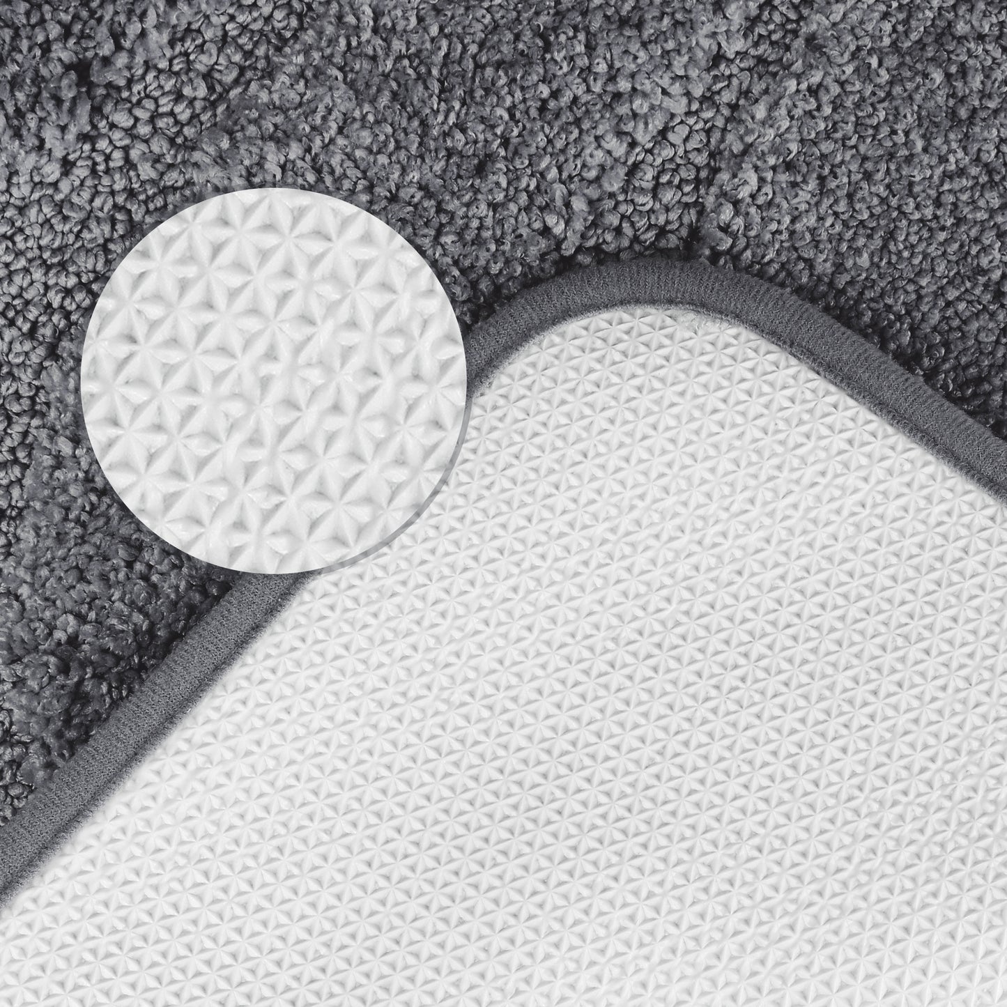 Non Slip Bath Mat, Geometry Bathroom Rug Absorbent Washable Mat Soft Microfiber Bath Mats