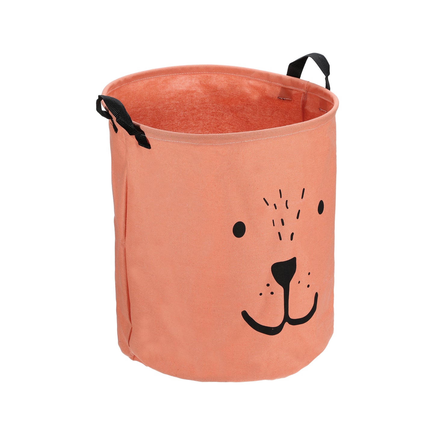 Foldable Cylindrical Laundry Basket for Laundry Room 15.75"x13.78" 40L Orange