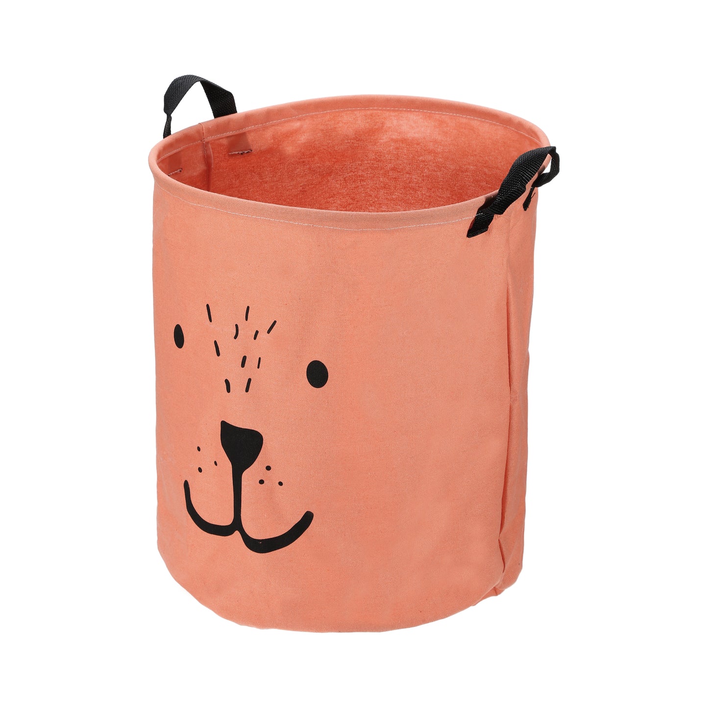 Foldable Cylindrical Laundry Basket for Laundry Room 15.75"x13.78" 40L Orange
