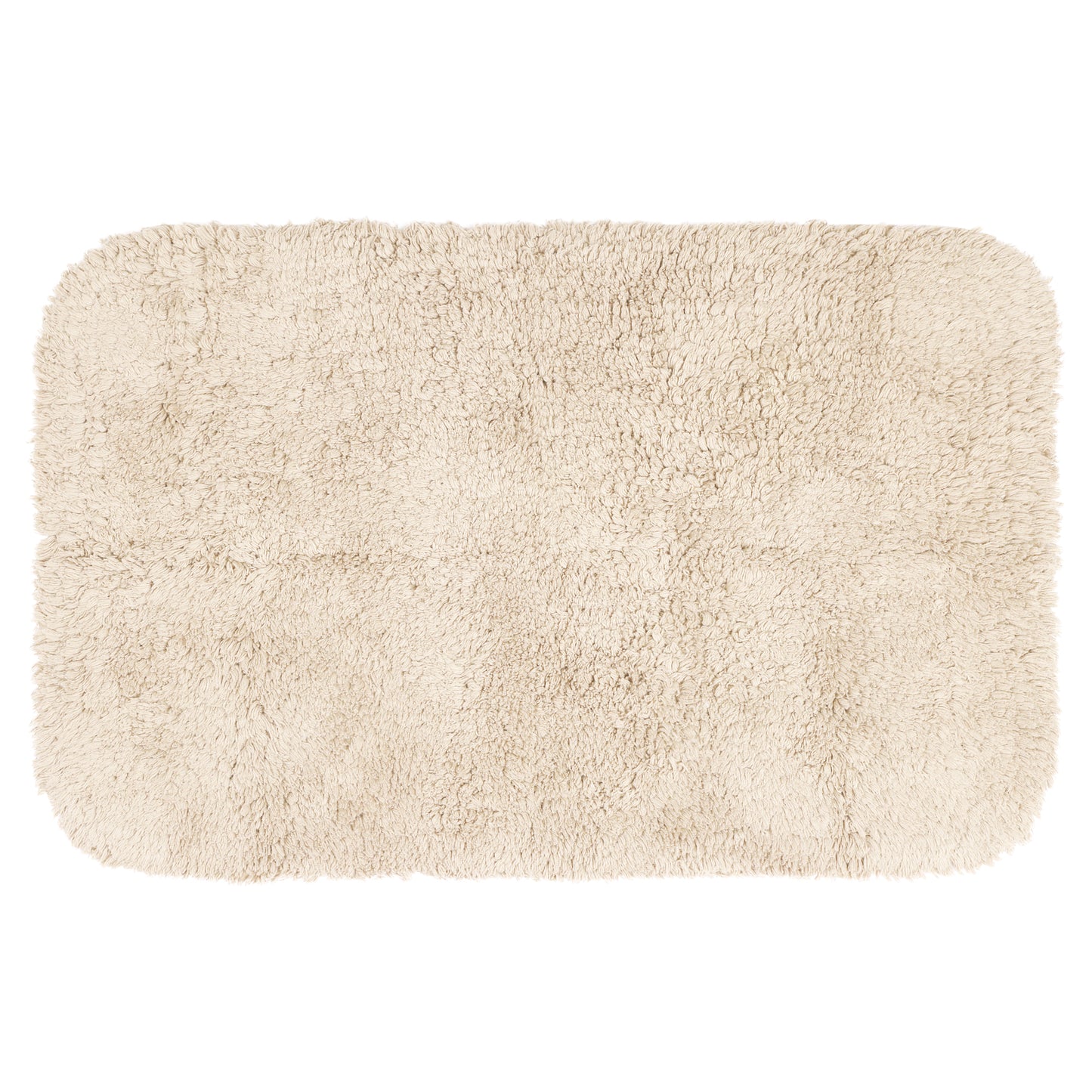 100% Cotton Mat Rug, Plush Water Absorbent Luxury Rectangular for Bathroom Vanity