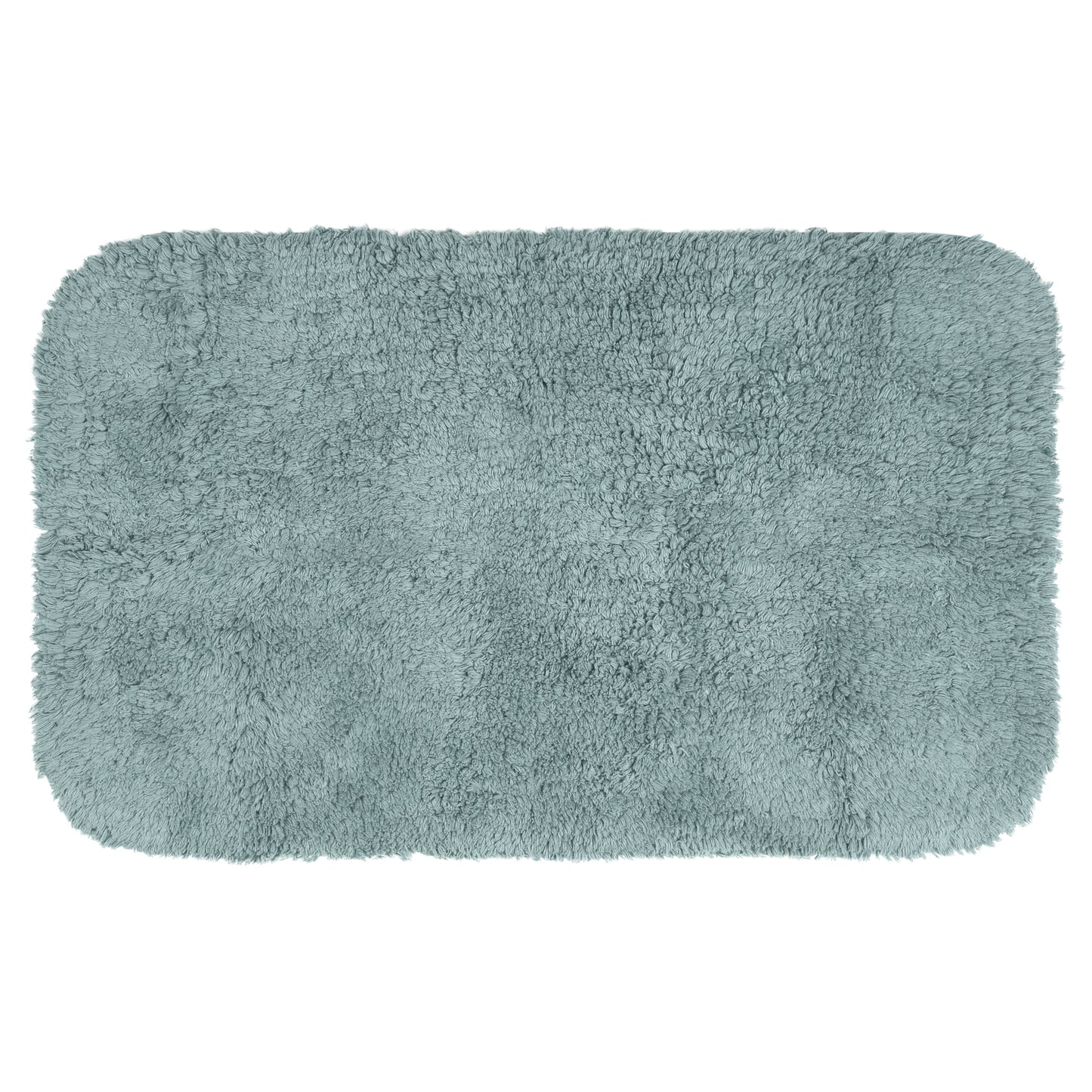 100% Cotton Mat Rug, Plush Water Absorbent Luxury Rectangular for Bathroom Vanity