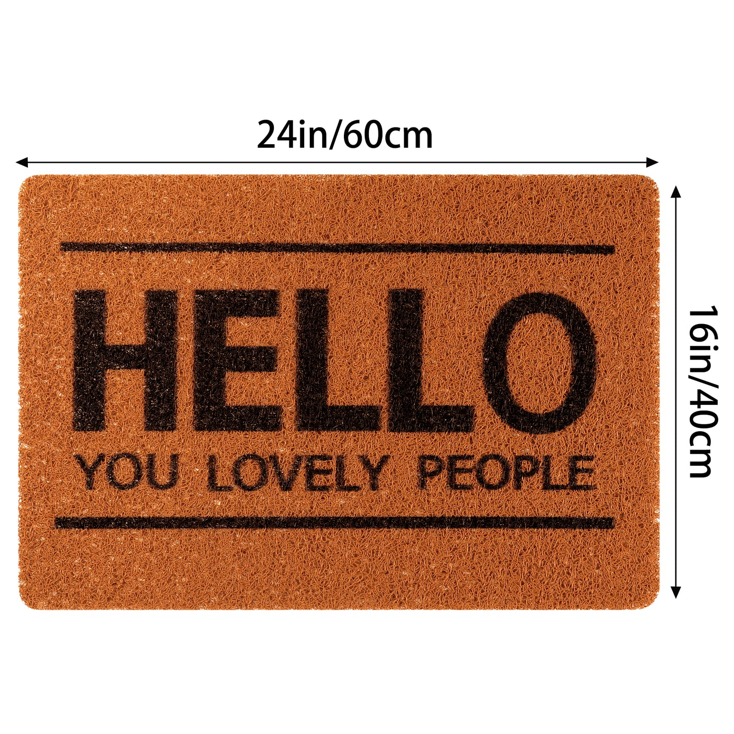 Entrance Door Mat, Durable Mat Low-Profile Floor Mat Front Doormat Non Slip Mats for Entryway