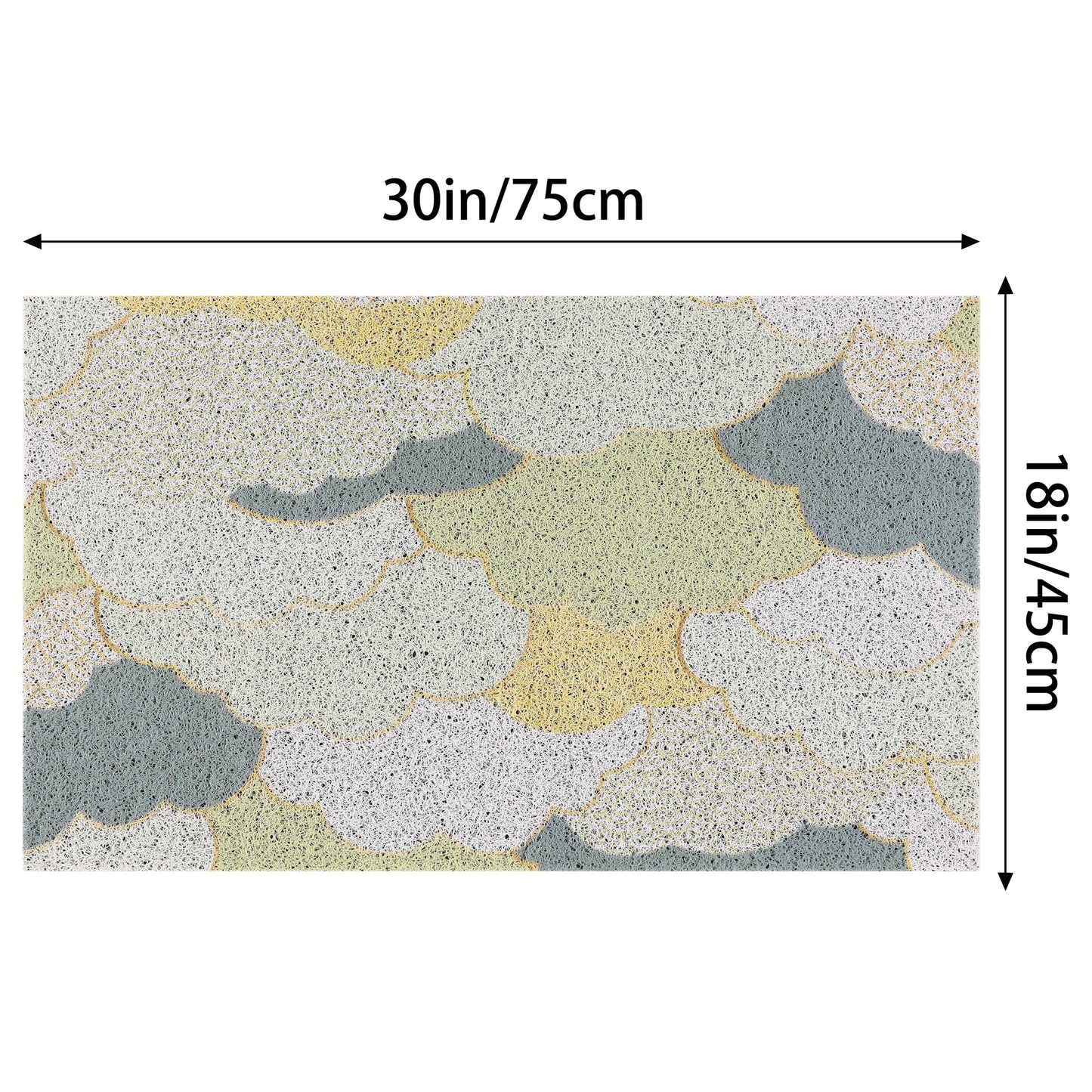 Door Mat Outdoor Indoor Front Doormat Non Slip Durable Entrance Rugs for Front Door