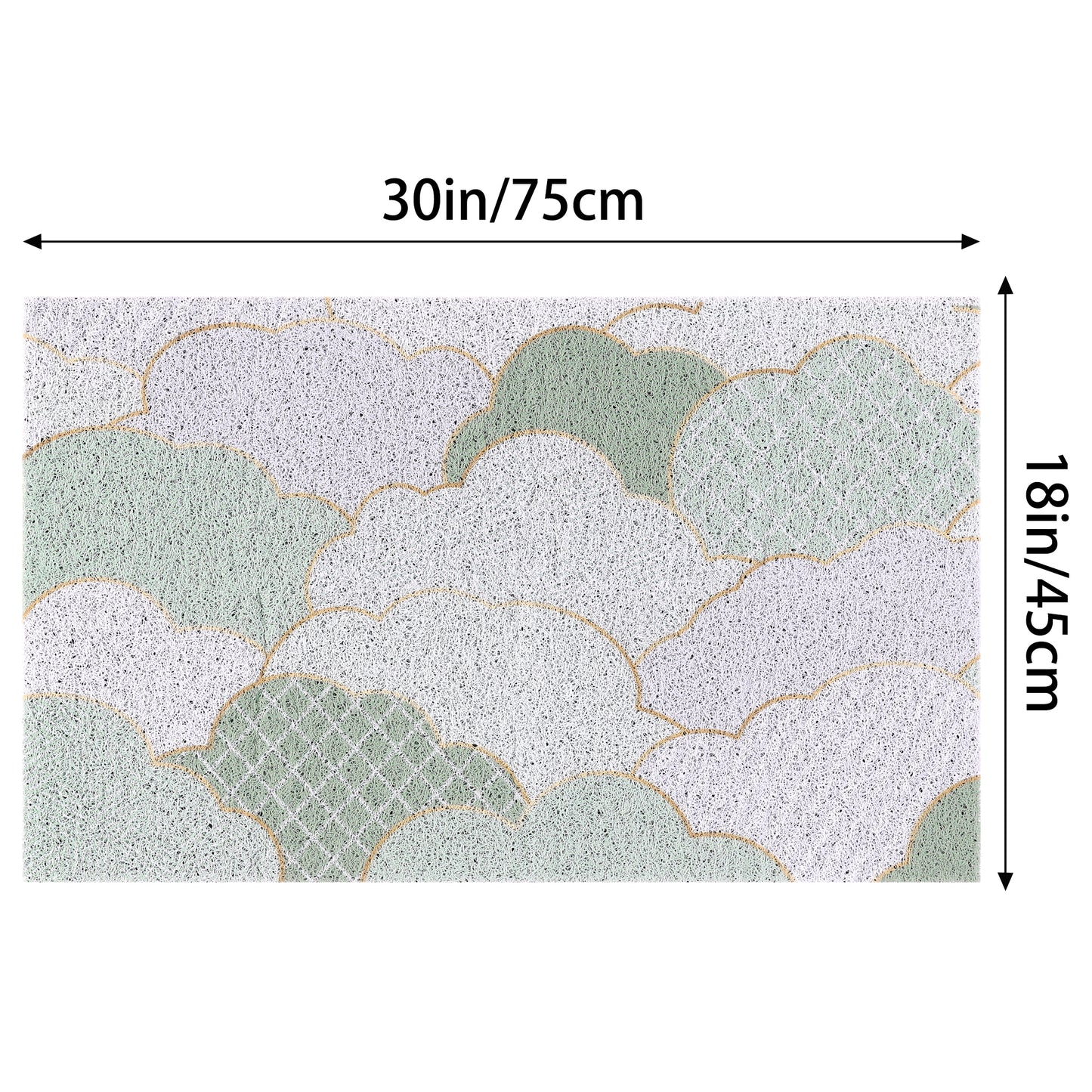 Door Mat Outdoor Indoor Front Doormat Non Slip Durable Entrance Rugs for Front Door