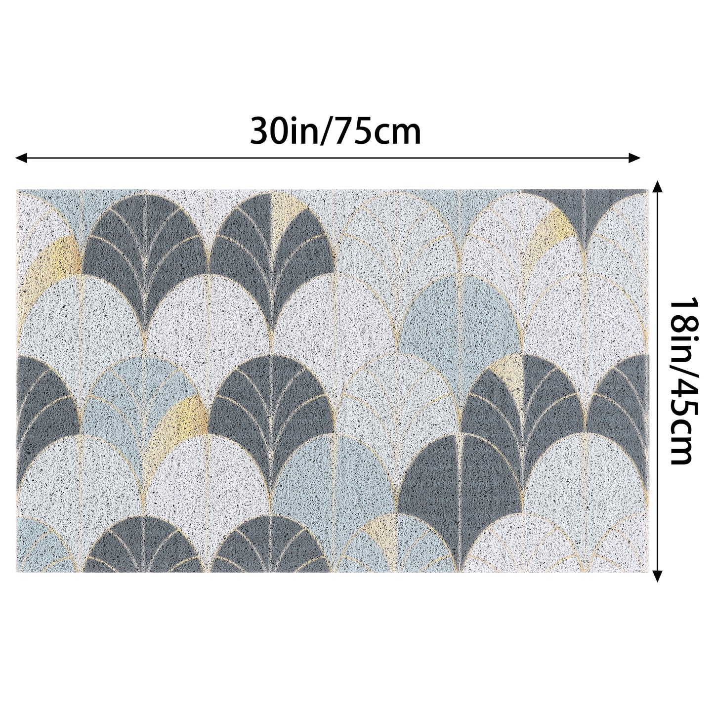 Non Slip Front Inside Large Waterproof Rubber Kitchen Mats and Interior Home Washable Door Mats