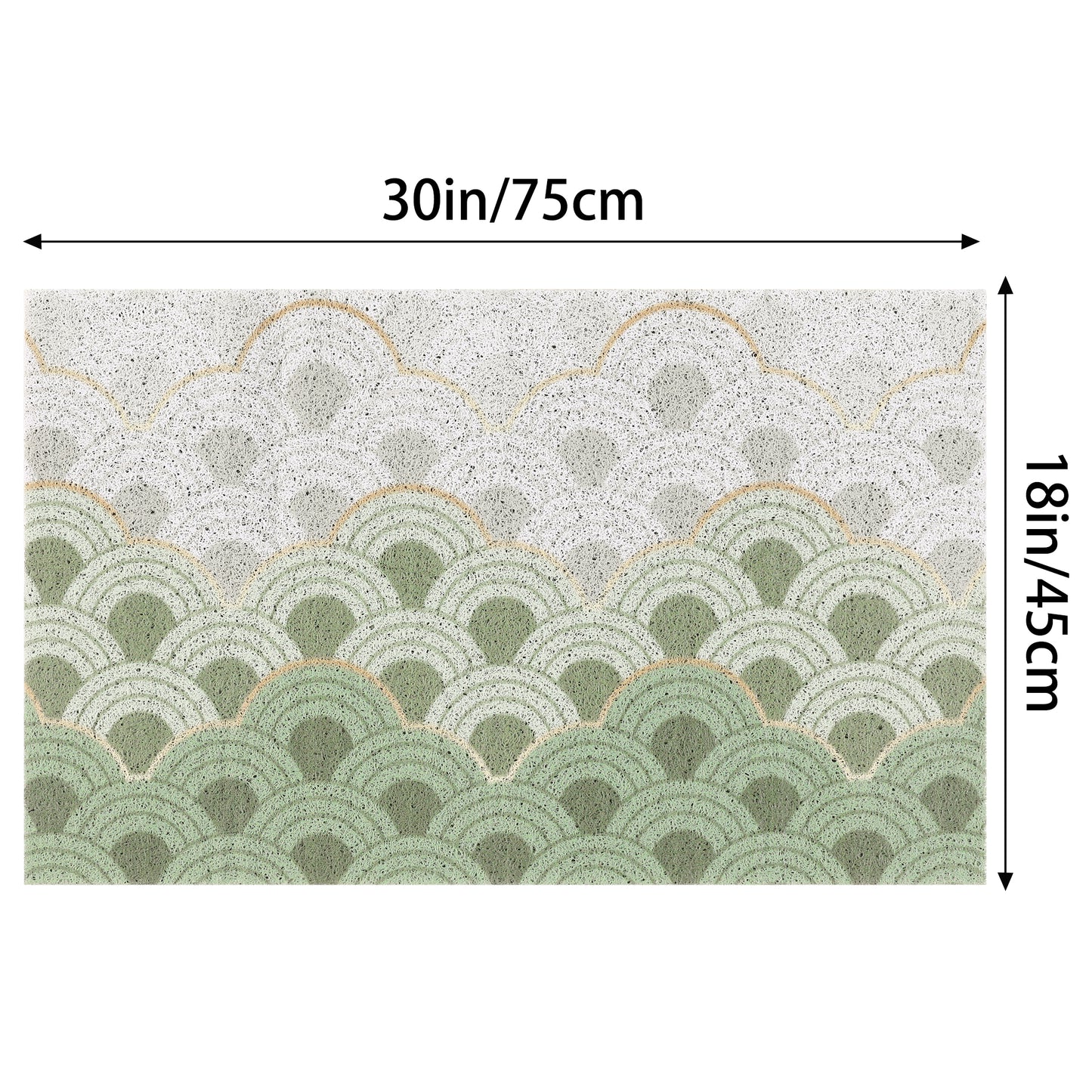 Non Slip Front Inside Large Waterproof Rubber Kitchen Mats and Interior Home Washable Door Mats