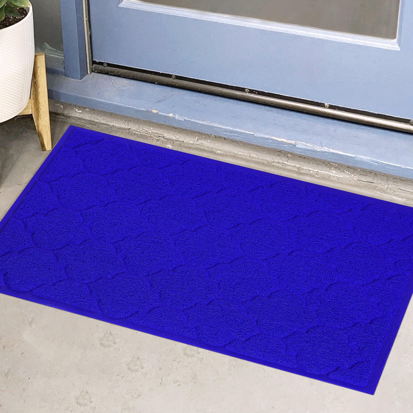 Front Door Mat Entryway Low Profile Design Floor Mat Solid Color Durable Dust Mats
