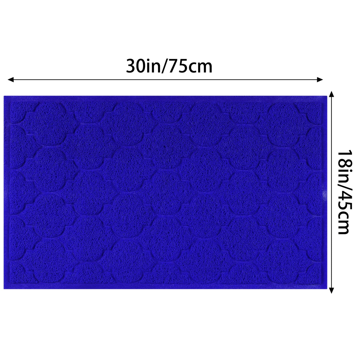 Front Door Mat Entryway Low Profile Design Floor Mat Solid Color Durable Dust Mats
