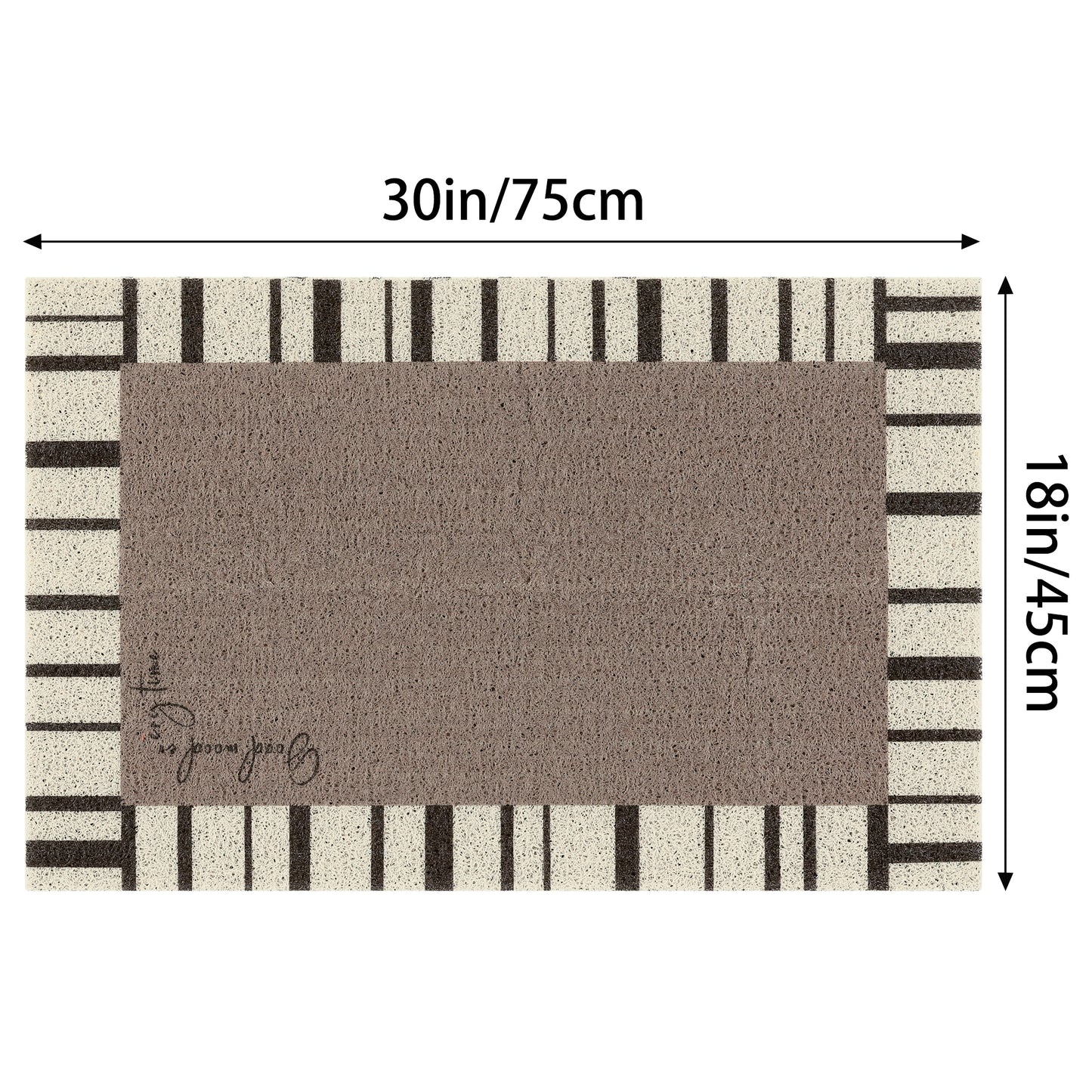 Geometric Modern Outdoor Door Mat, Entry Mat Resist Dirt Non-Slip Washable Thin Door Mats