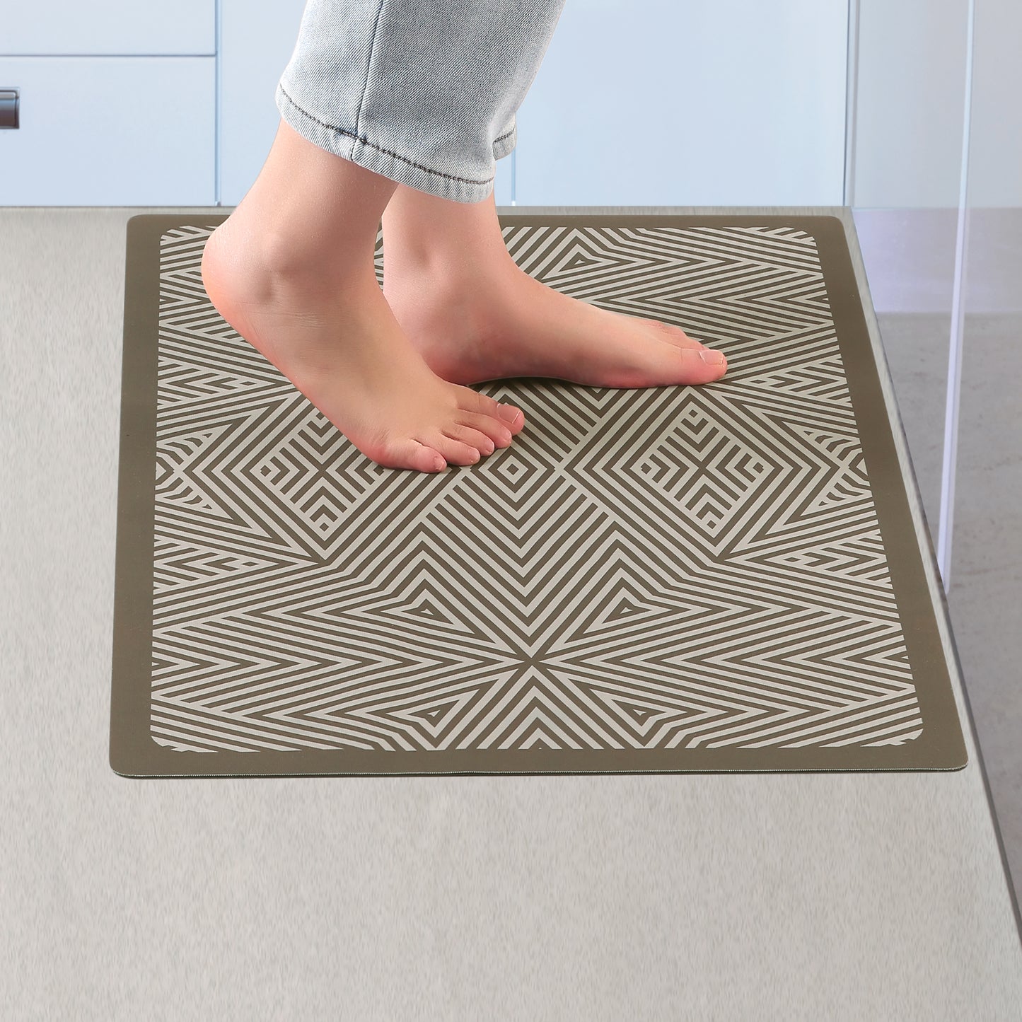 Kitchen Mats for Floor Machine Washable, Kitchen Rugs 1 Piece with Non Slip Backing