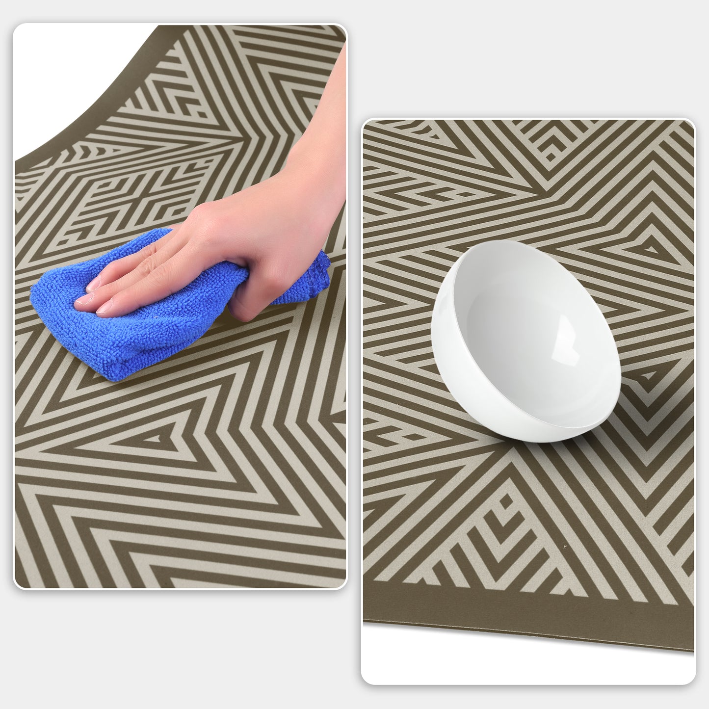 Kitchen Mats for Floor Machine Washable, Kitchen Rugs 1 Piece with Non Slip Backing