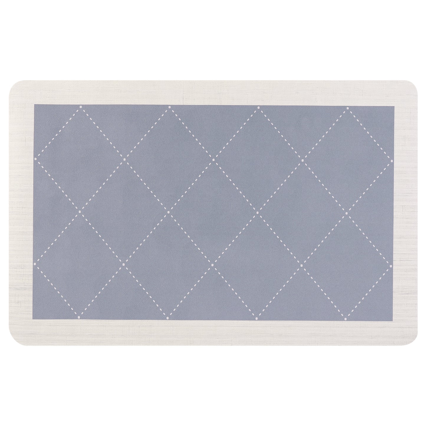 Geometry Kitchen Rug, Cushioned Anti-Fatigue Kitchen Floor Mats, Non Slip Waterproof Comfort Carpet