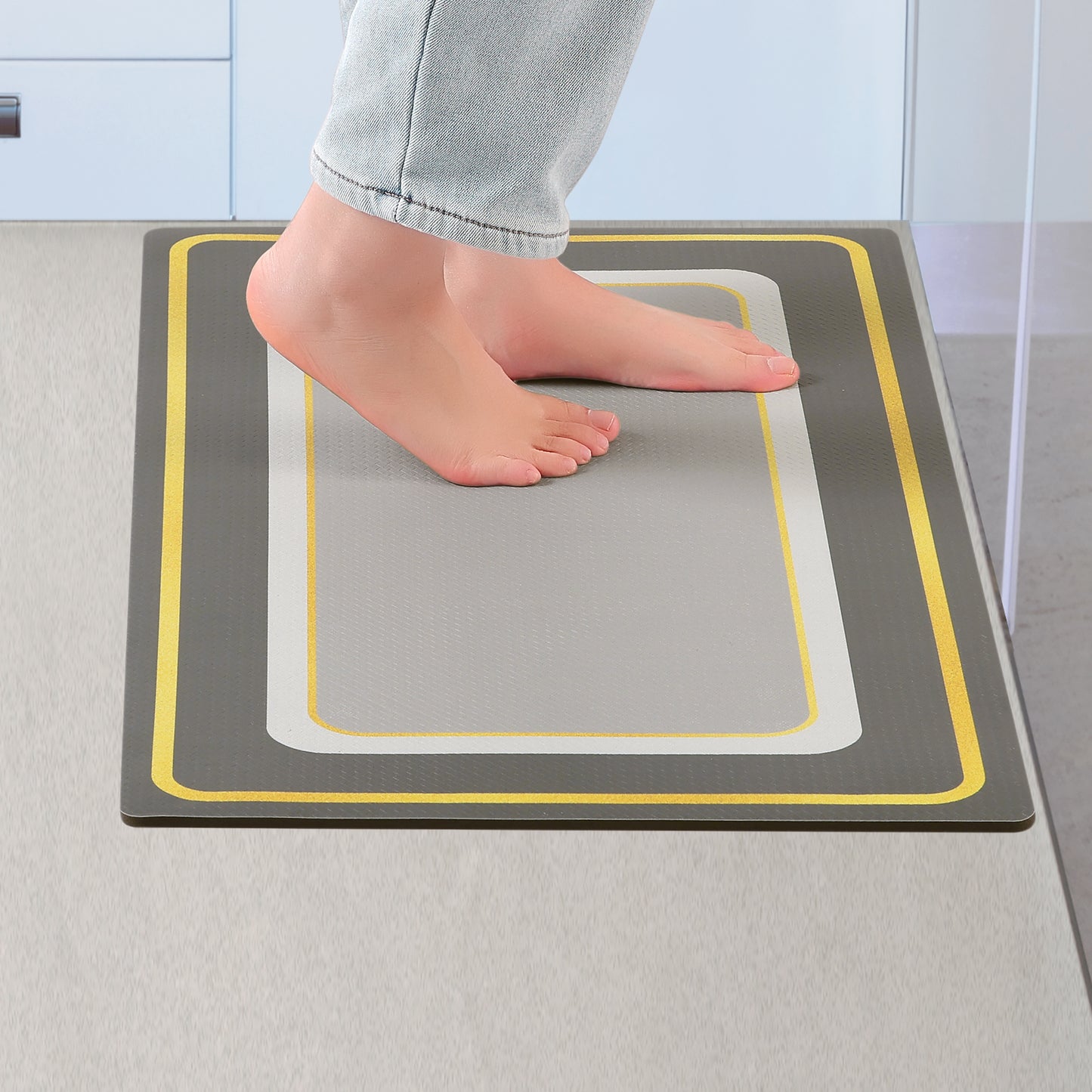 Kitchen Rugs and Kitchen Mats Non Skid Washable, Machine Washable Standing Mats